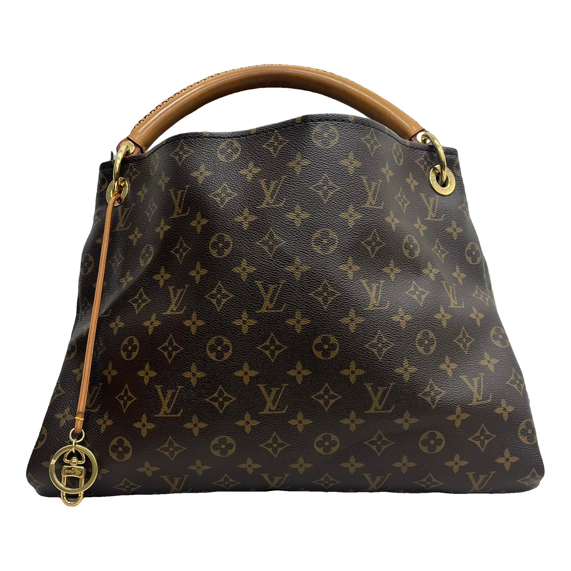 Artsy leather handbag