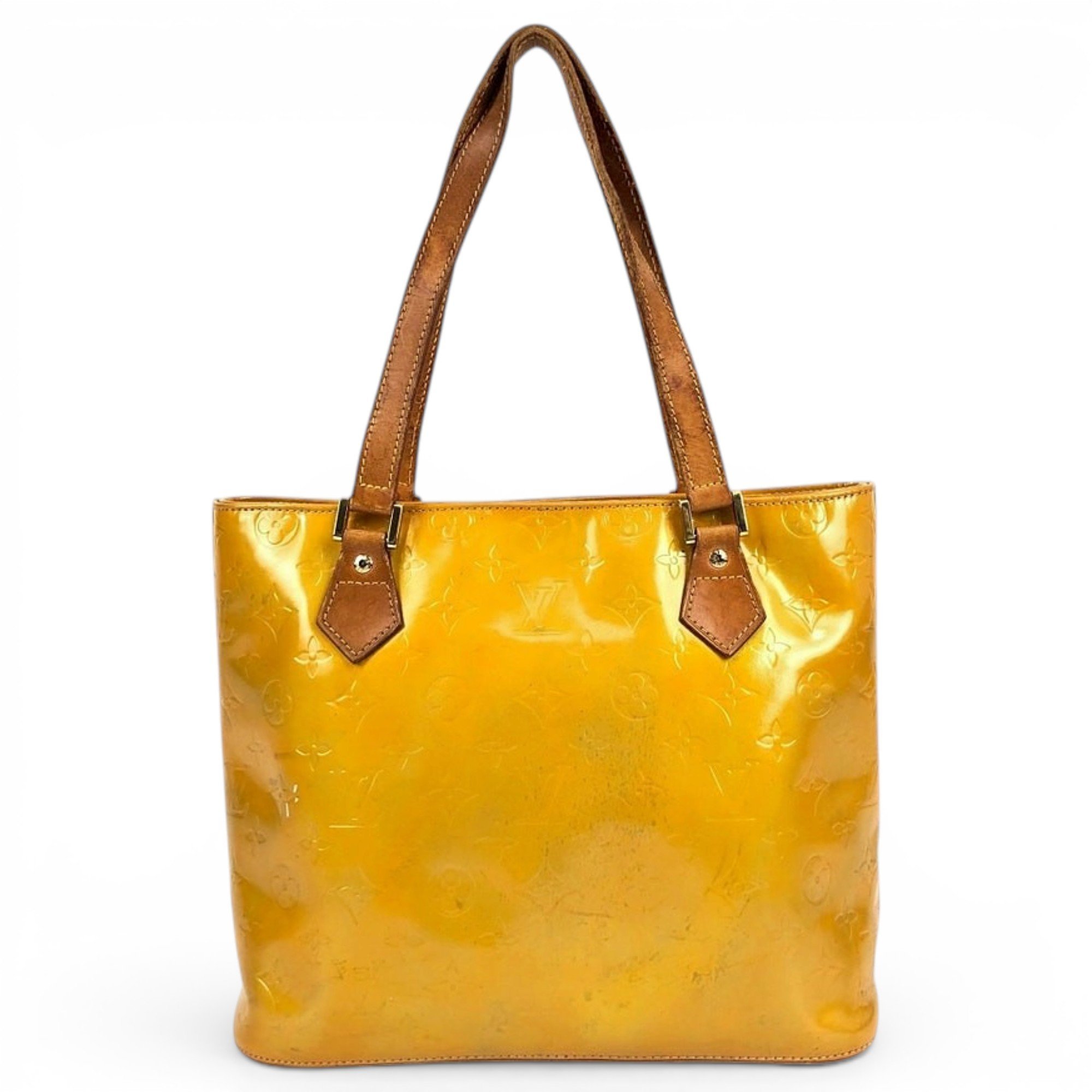 Houston patent leather handbag