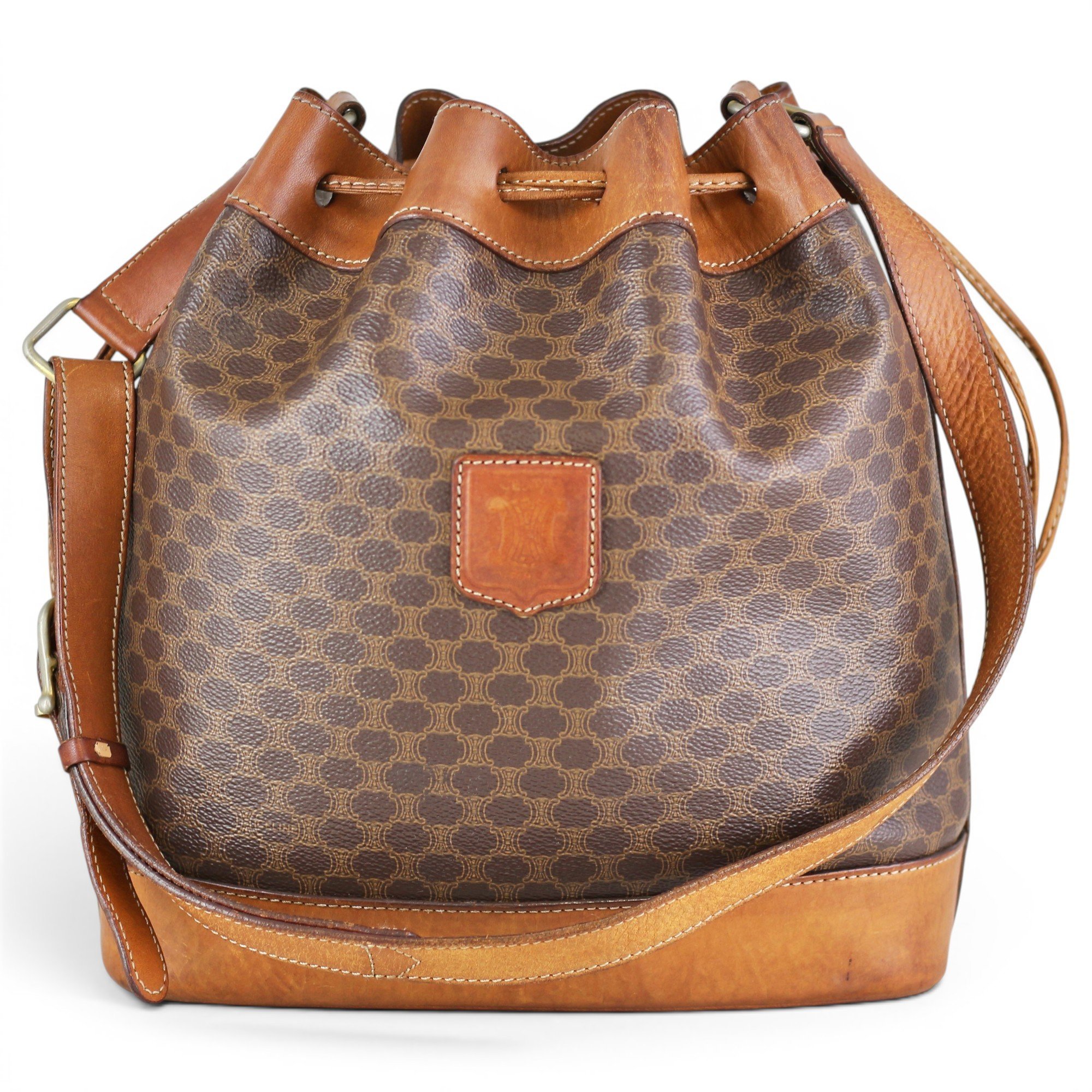 SAC SEAU leather handbag