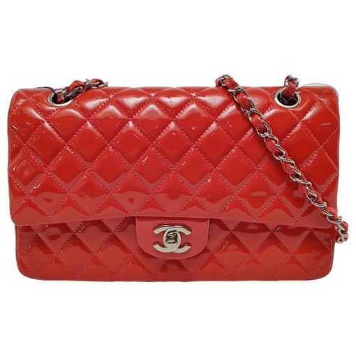 Patent leather crossbody bag