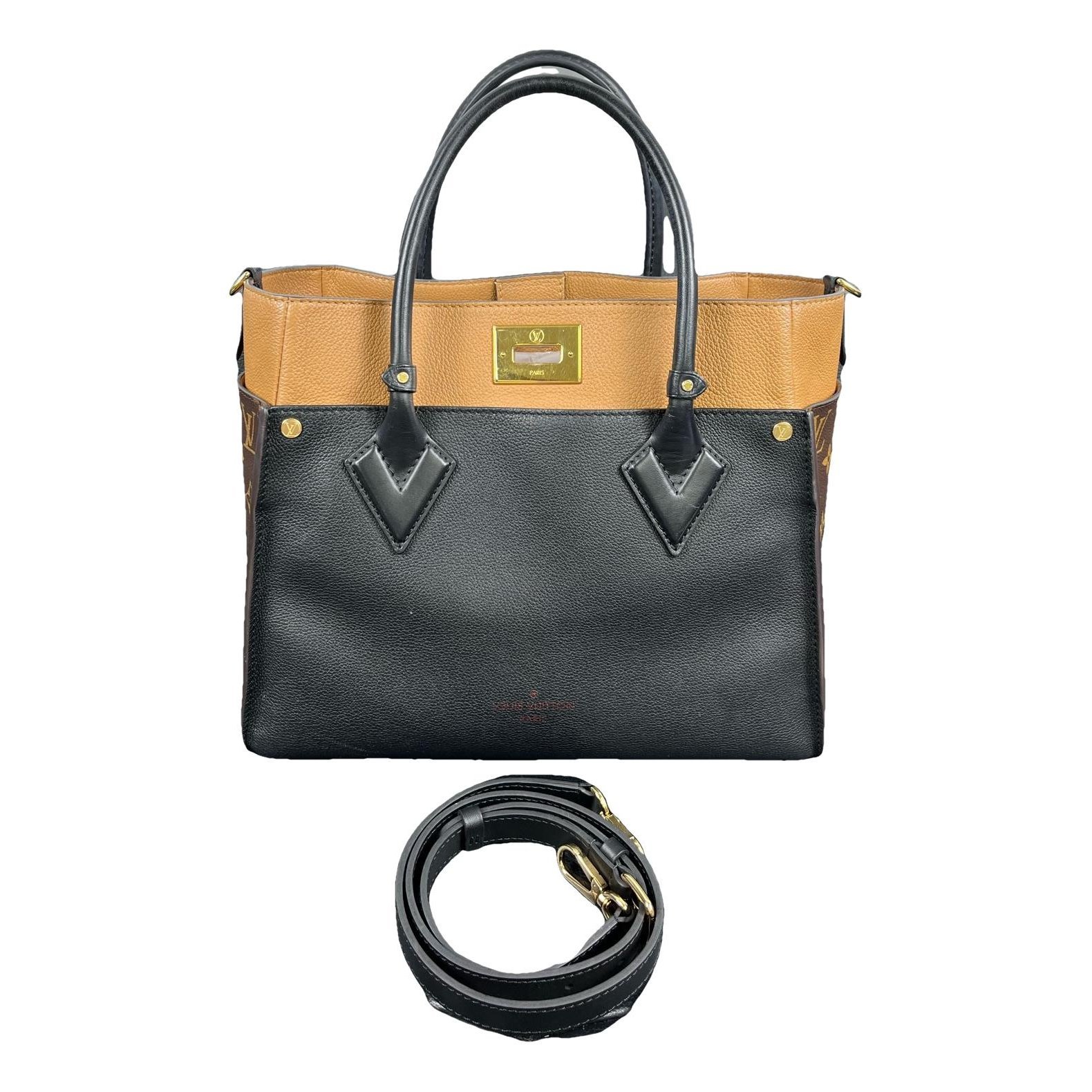 On My Side leather handbag