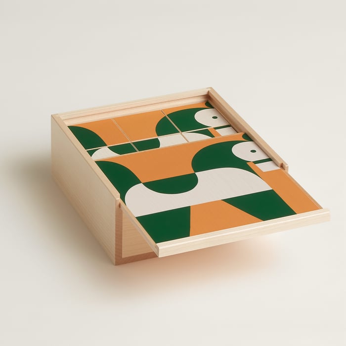 Multicolore Animaux Blocks Cube Game