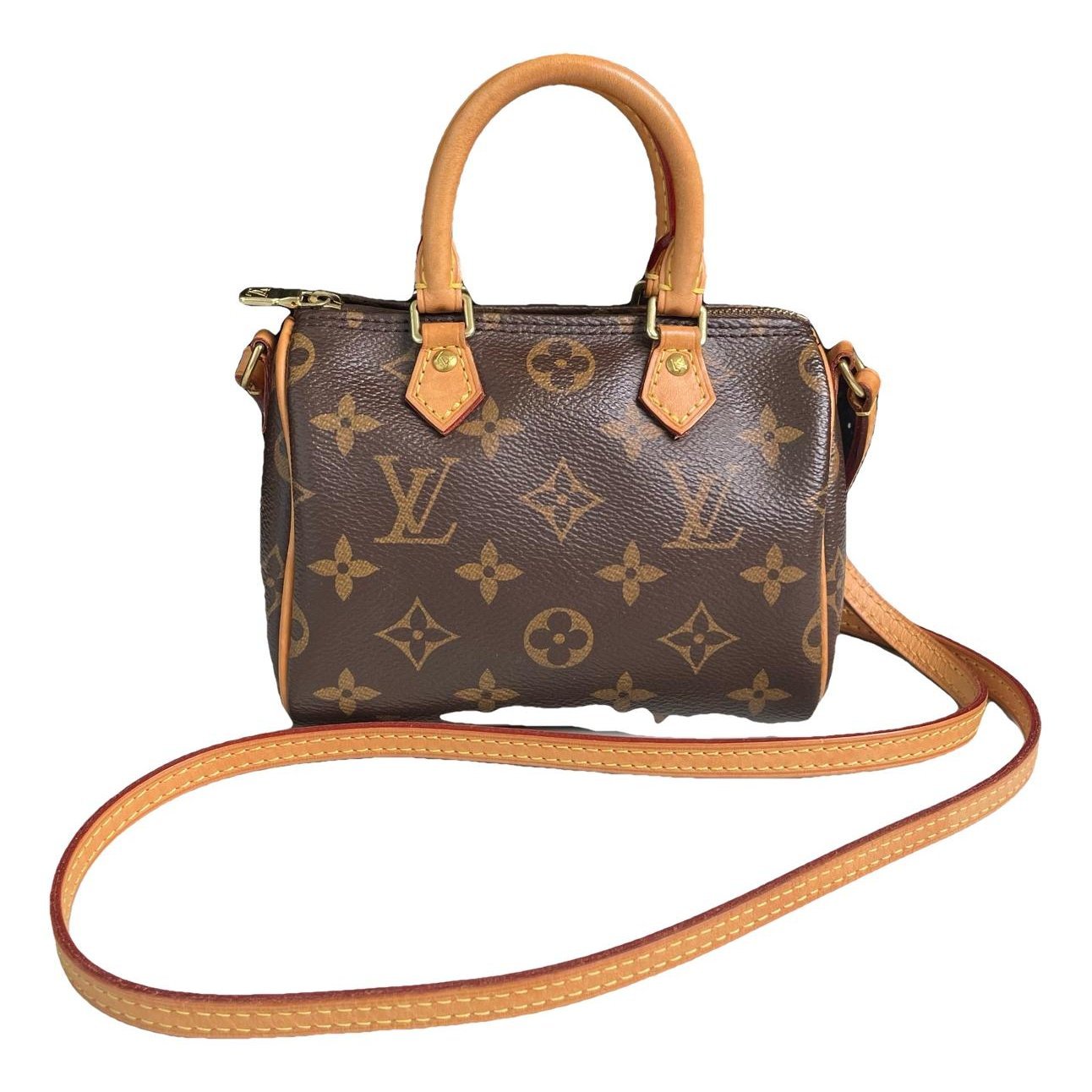 Nano Speedy / Mini HL leather handbag
