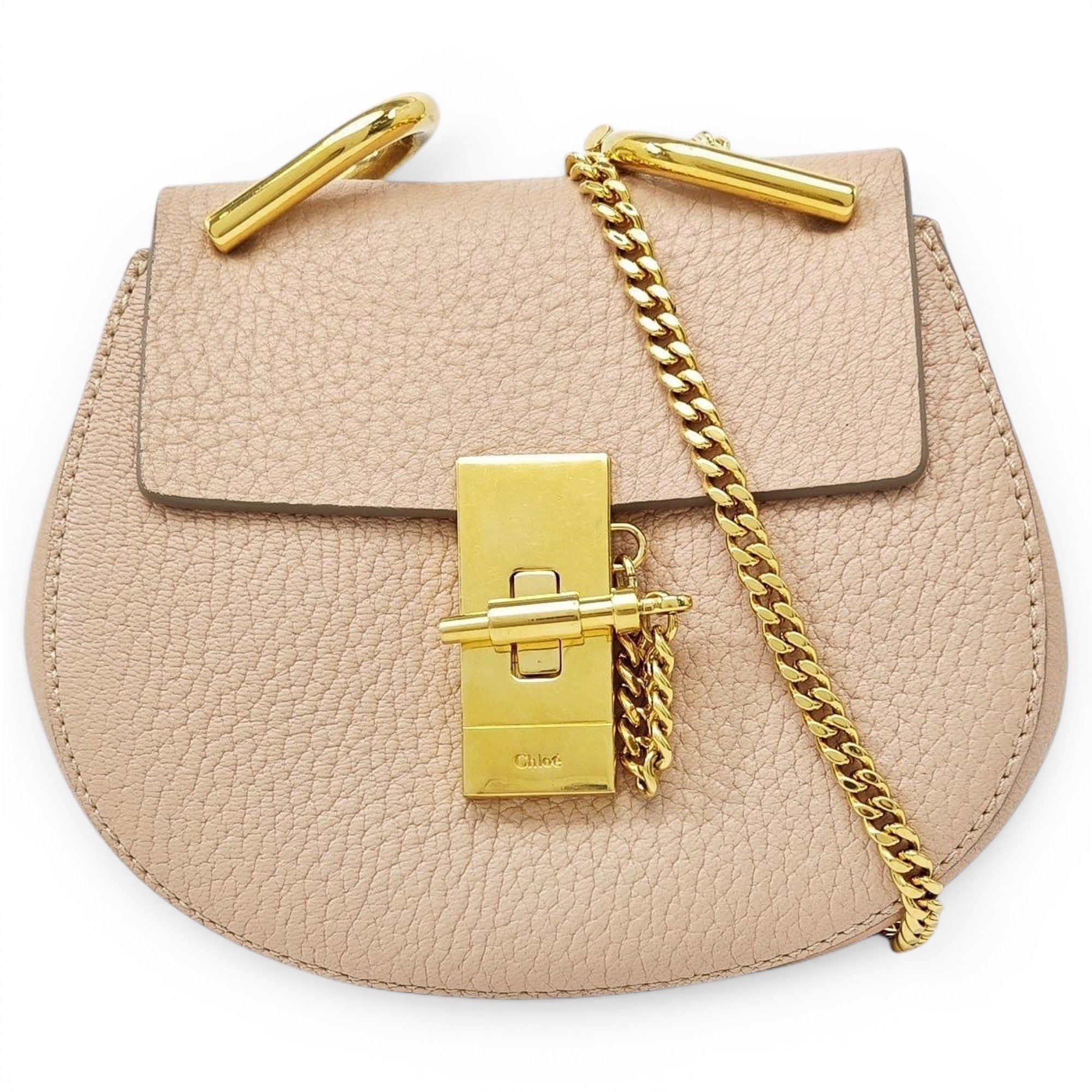 Drew leather handbag