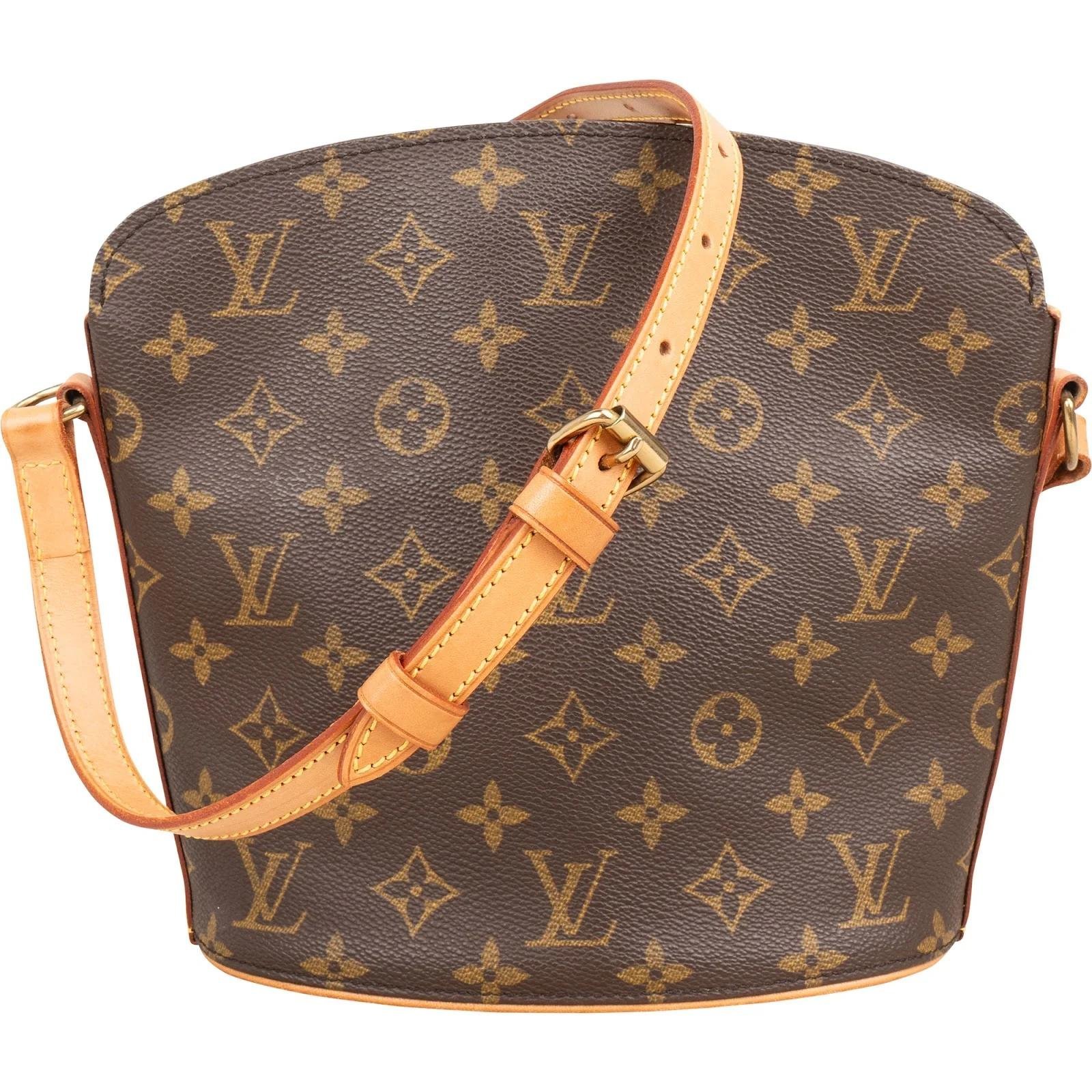 Drouot leather crossbody bag