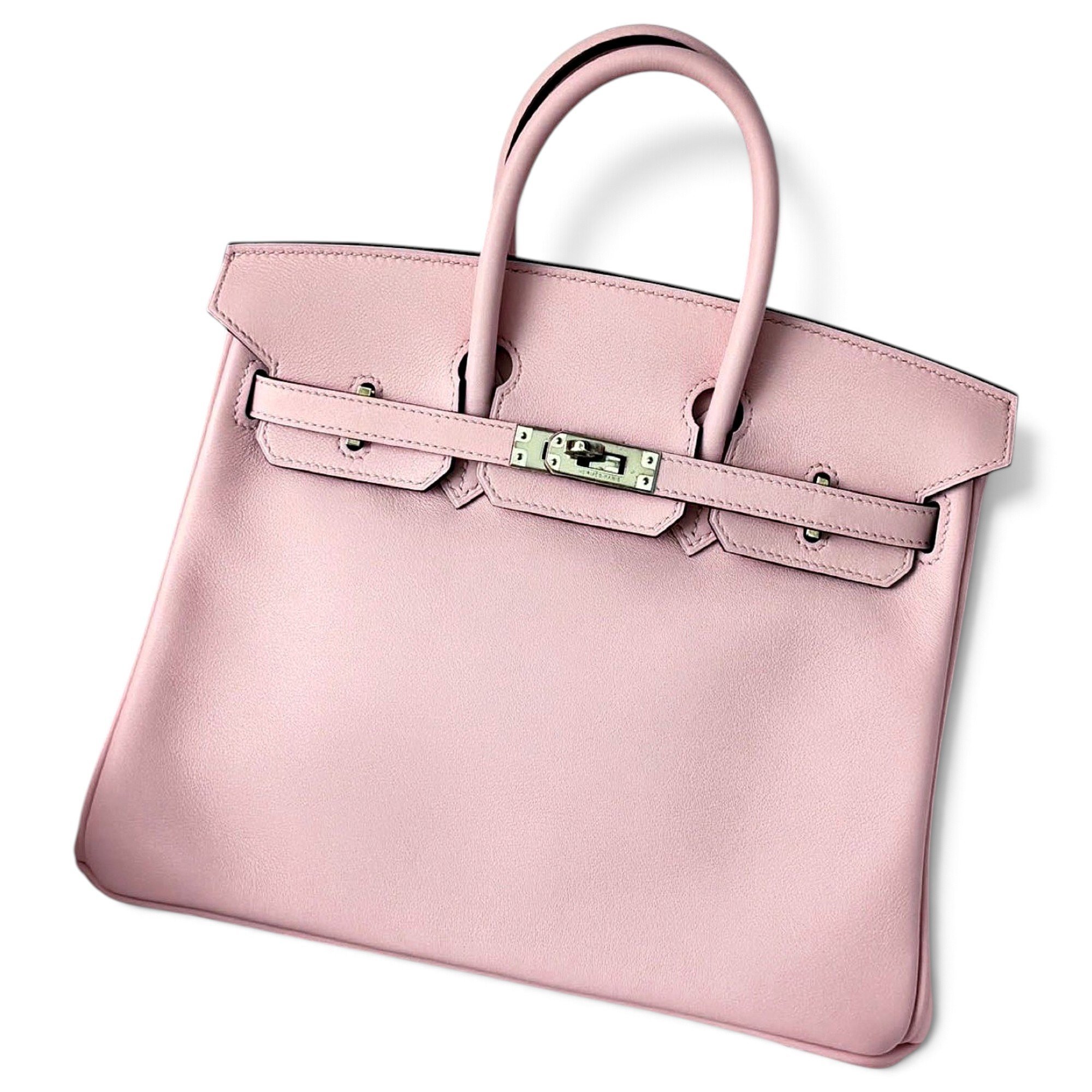 Birkin 25 leather handbag
