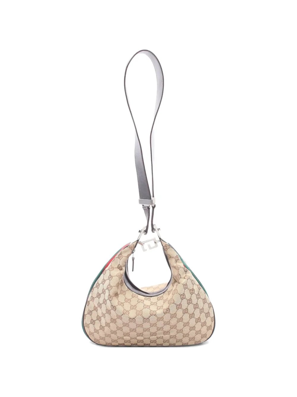 Gucci 2000s Sherry Line GG canvas shoulder bag