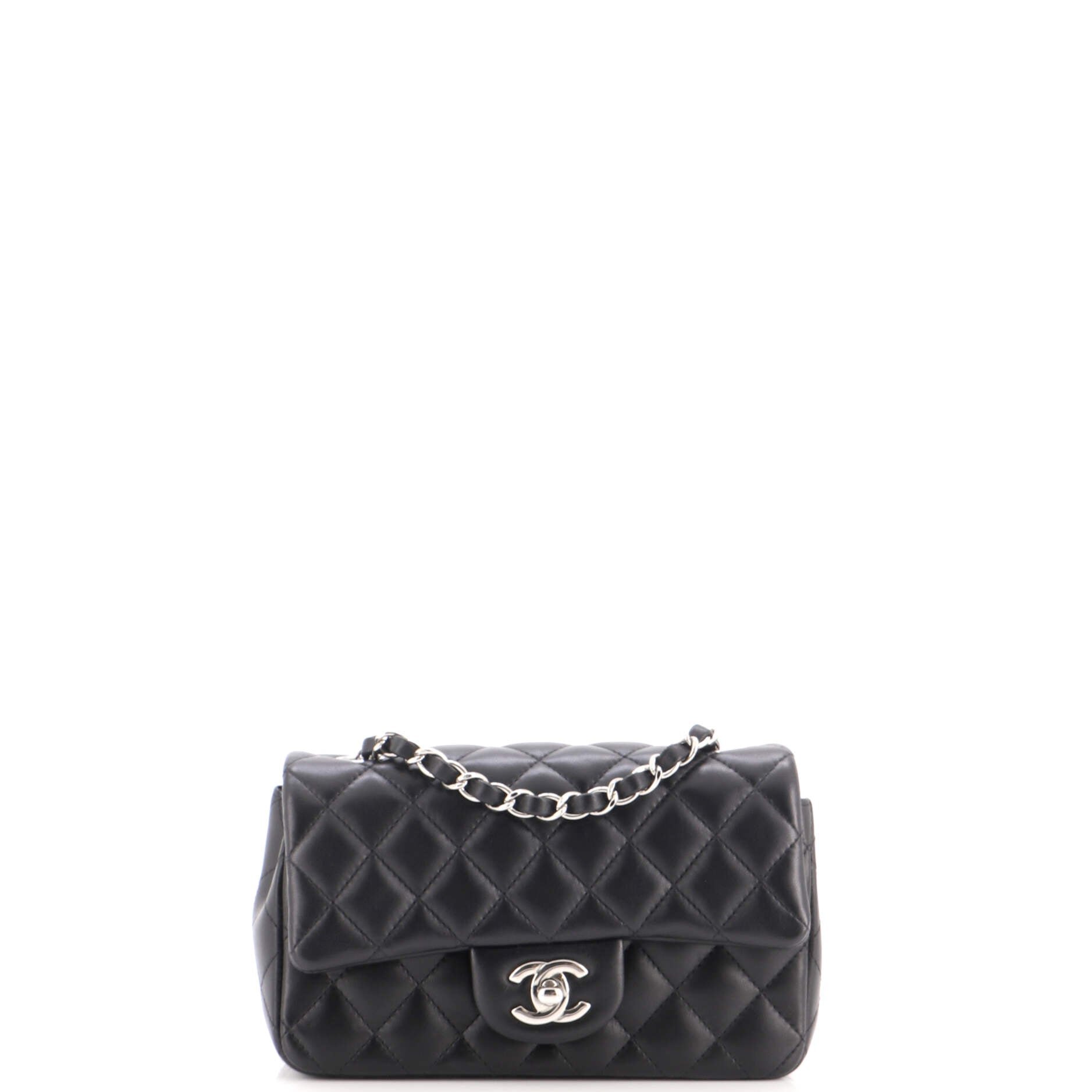 Classic Single Flap Bag Quilted Lambskin Mini