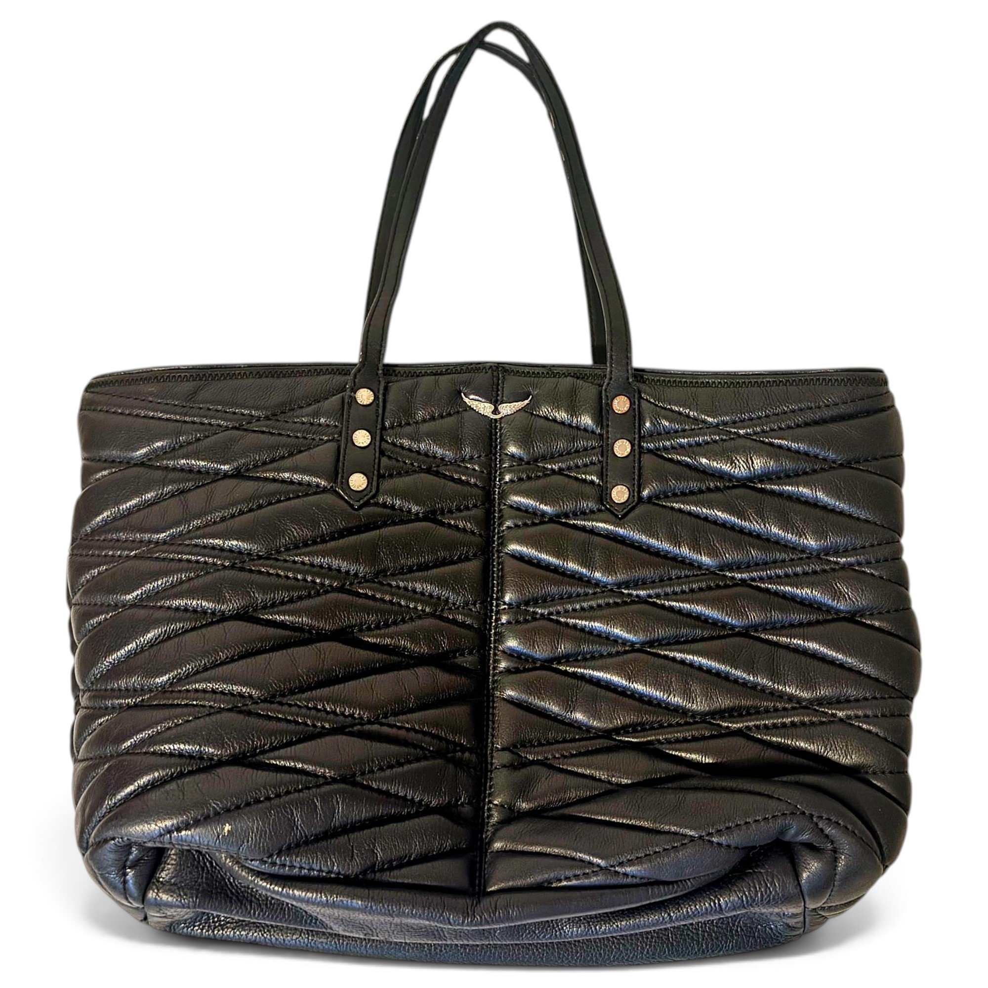 Leather tote