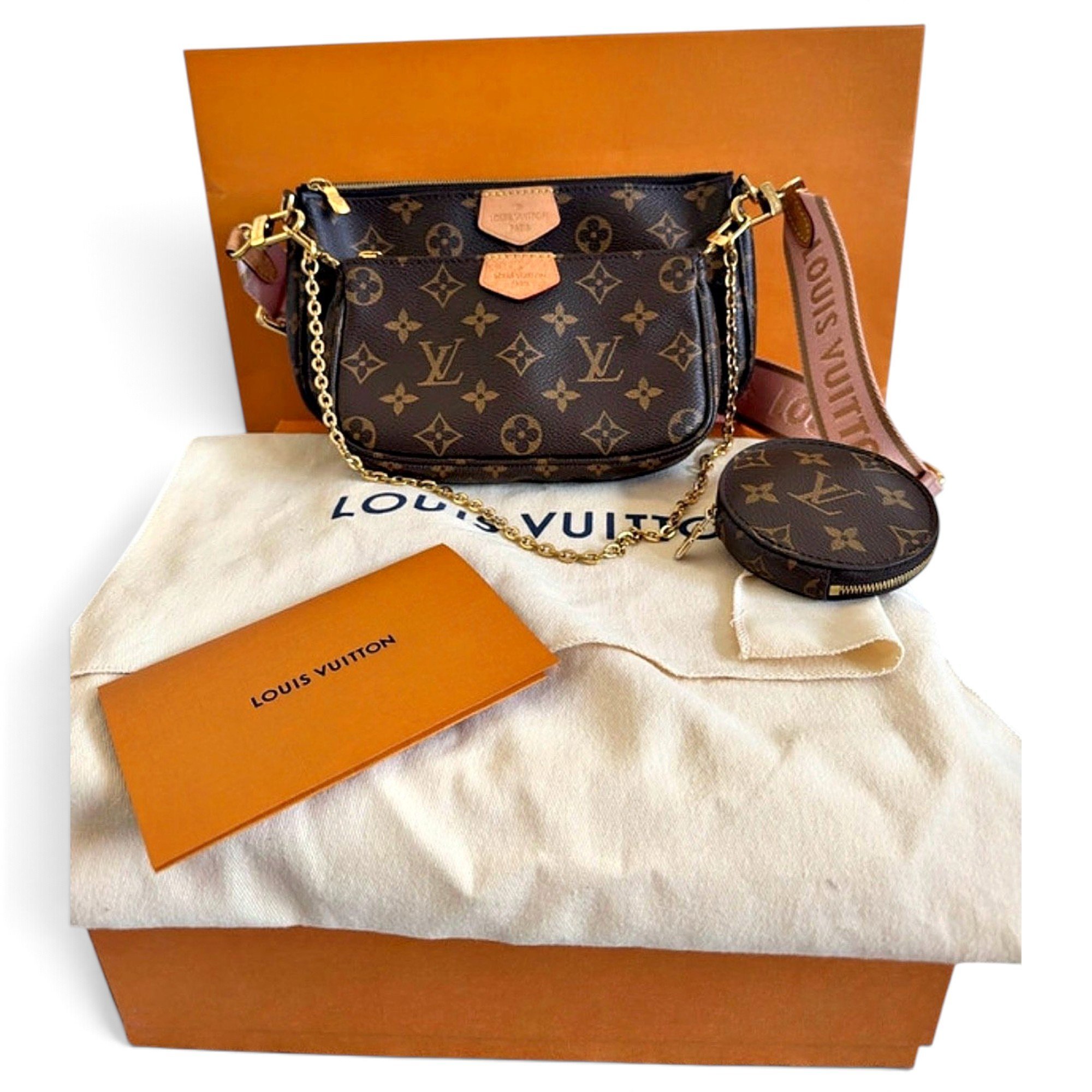Multi Pochette Accessoires leather crossbody bag