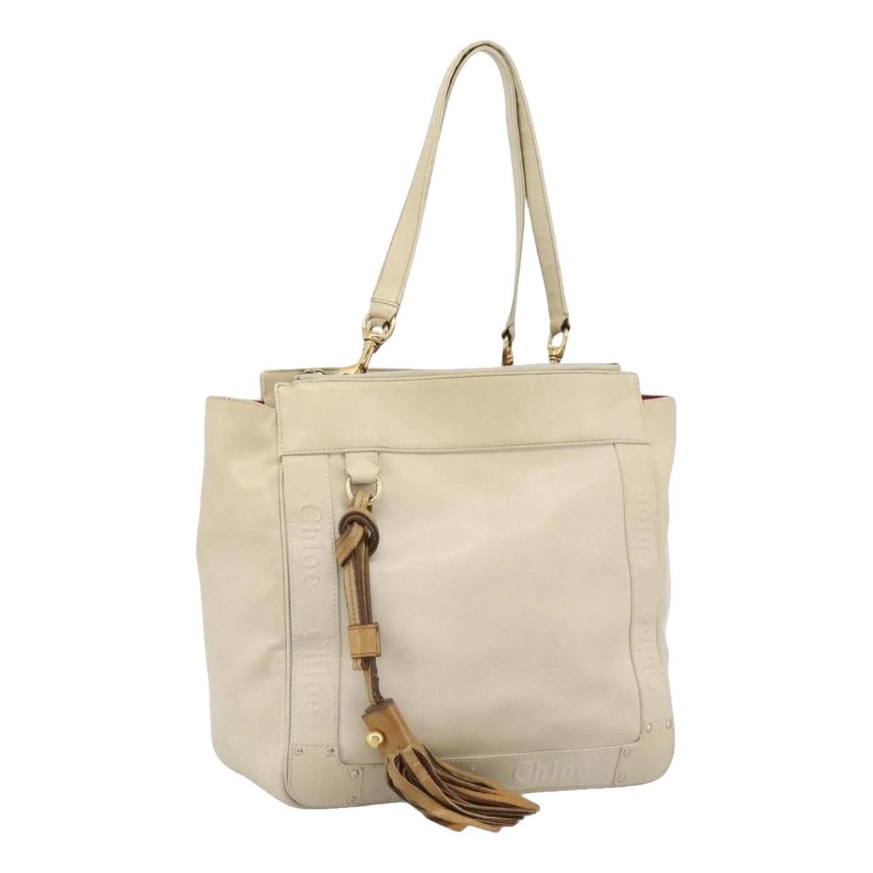 Leather tote
