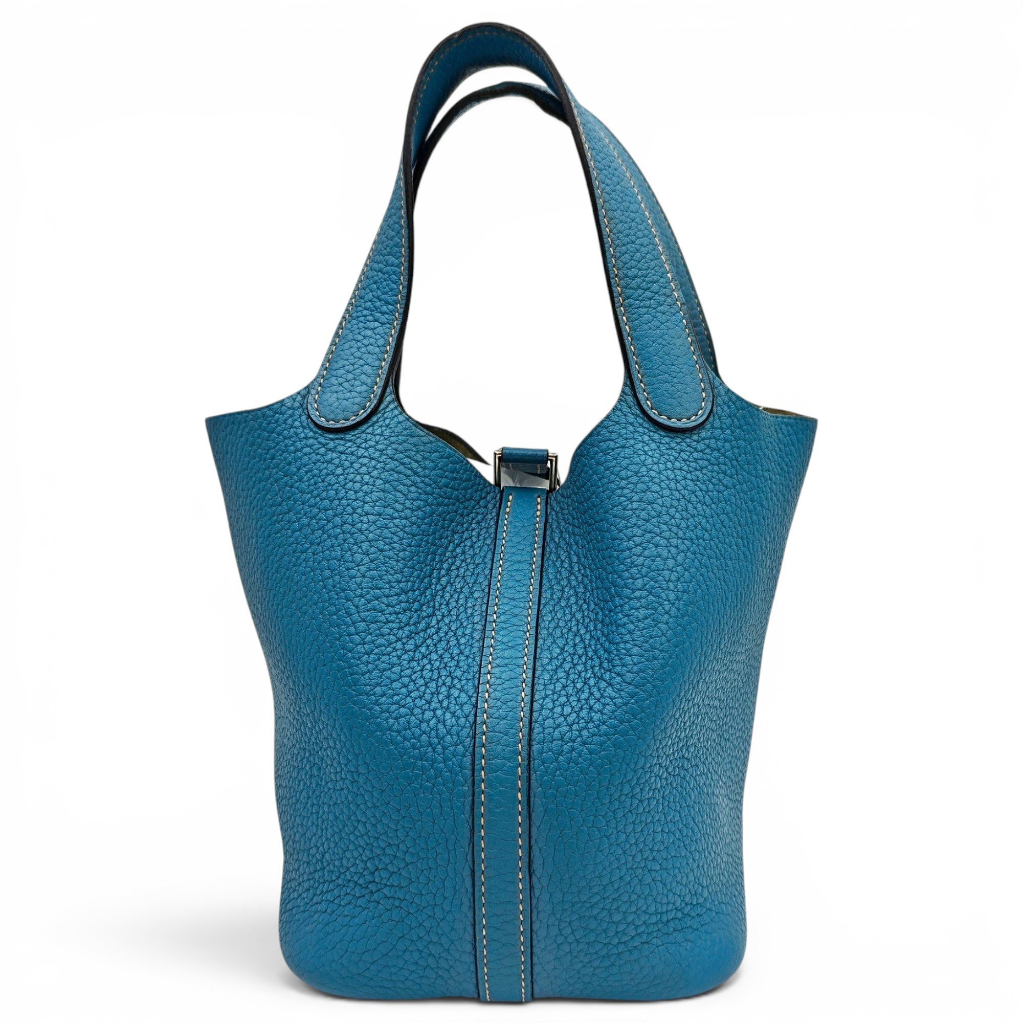 Picotin leather handbag