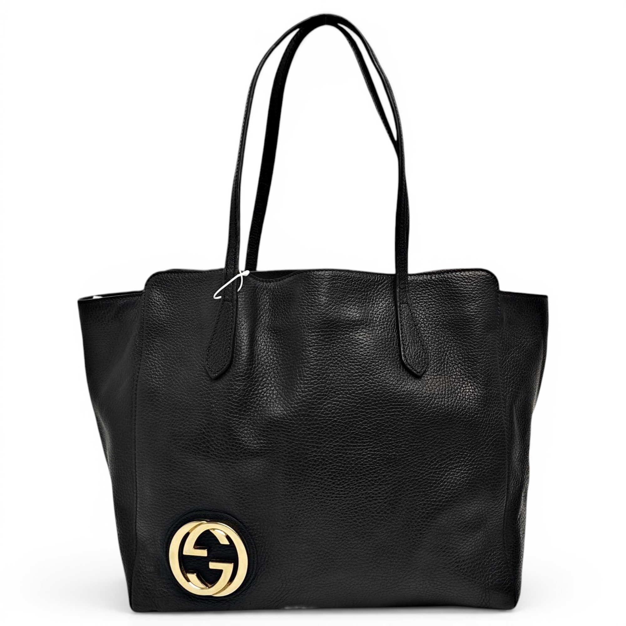 Swing leather tote