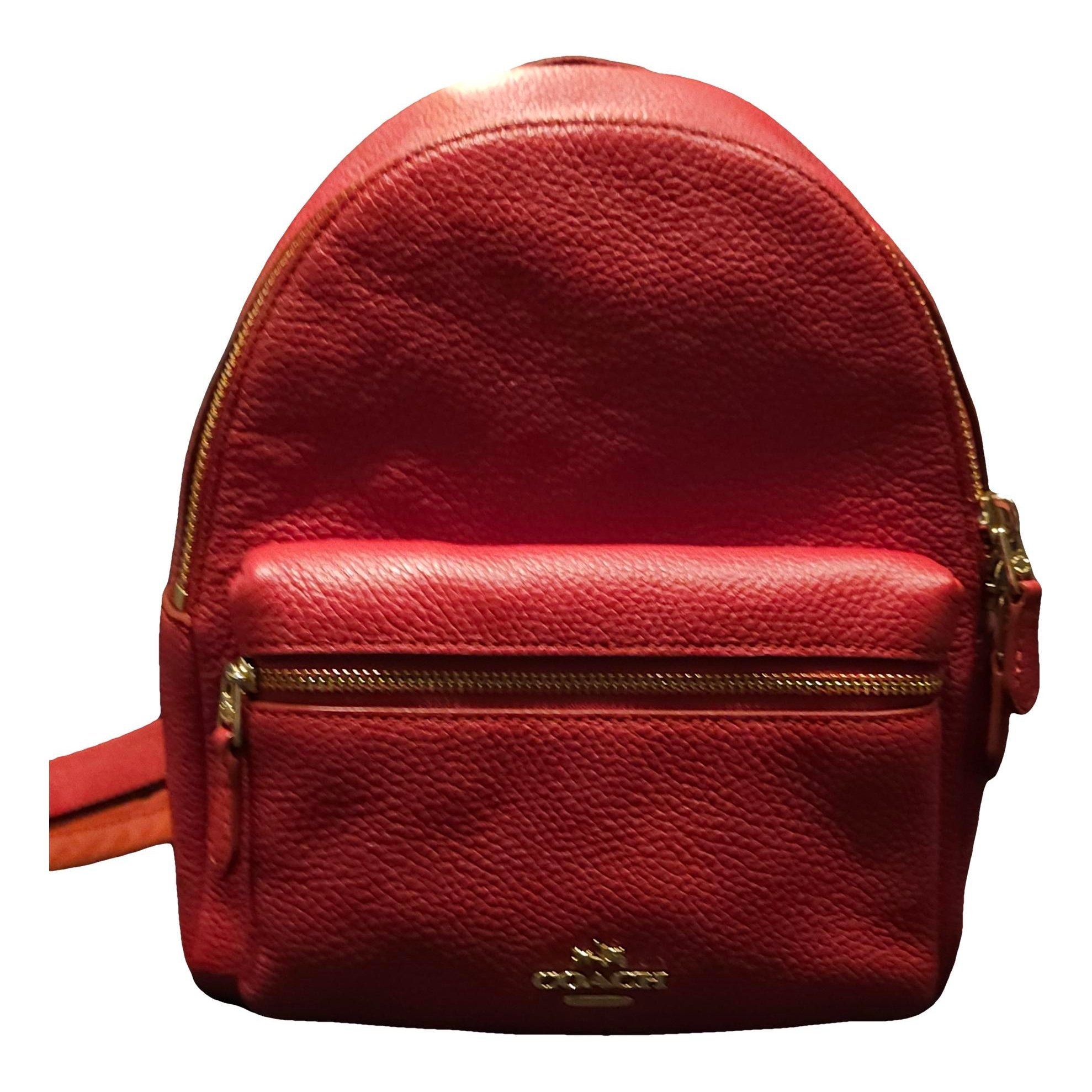 Leather backpack