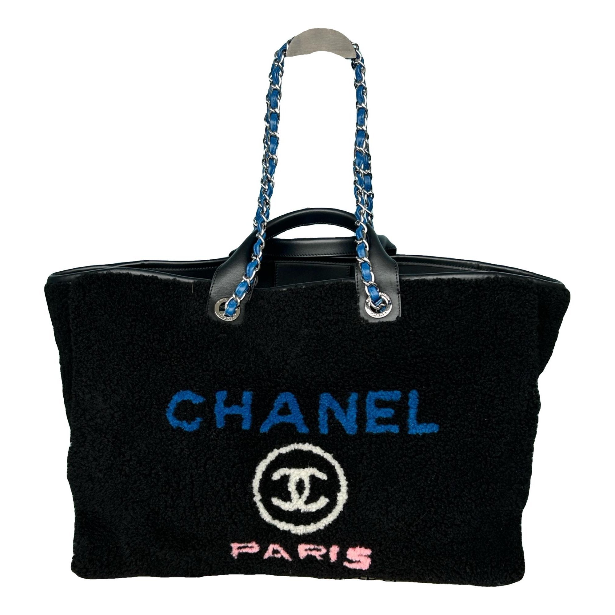 Deauville Chain wool tote