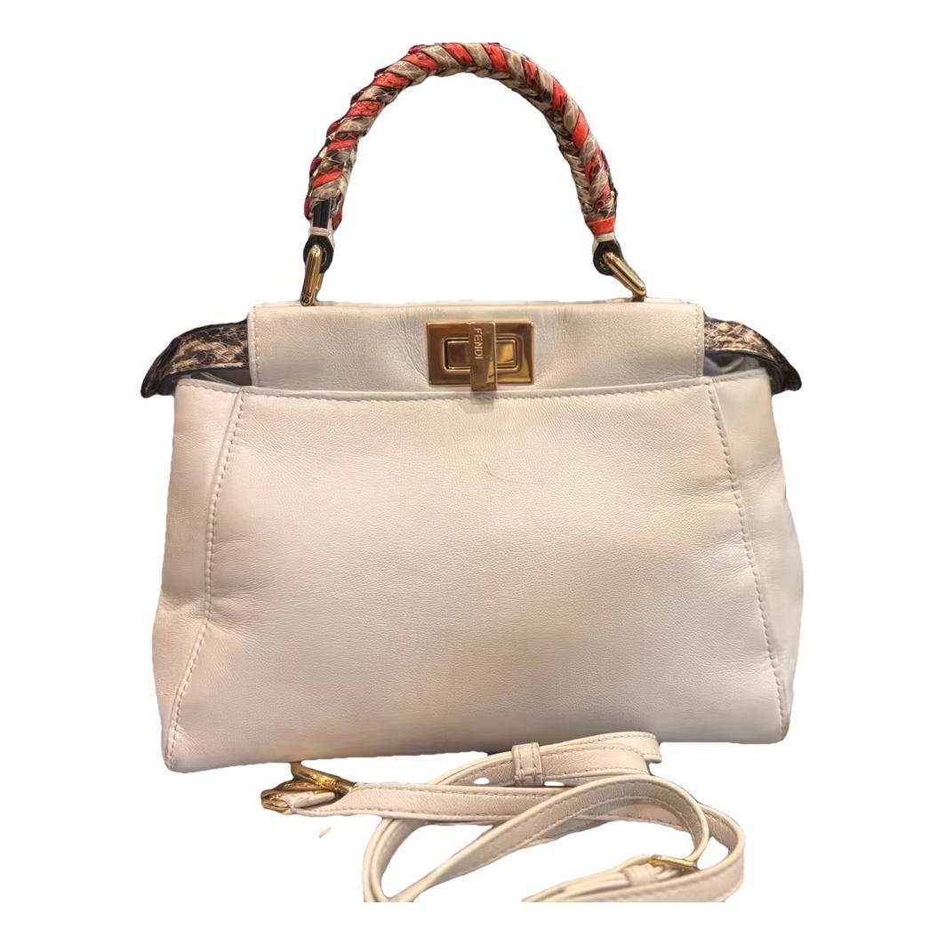 Peekaboo leather handbag