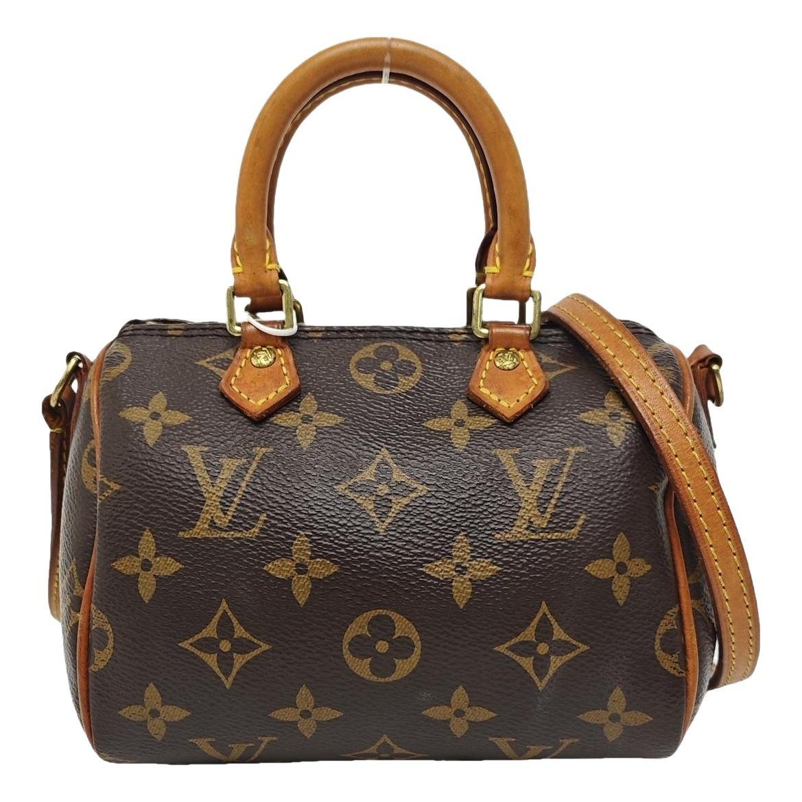 Nano Speedy / Mini HL leather handbag
