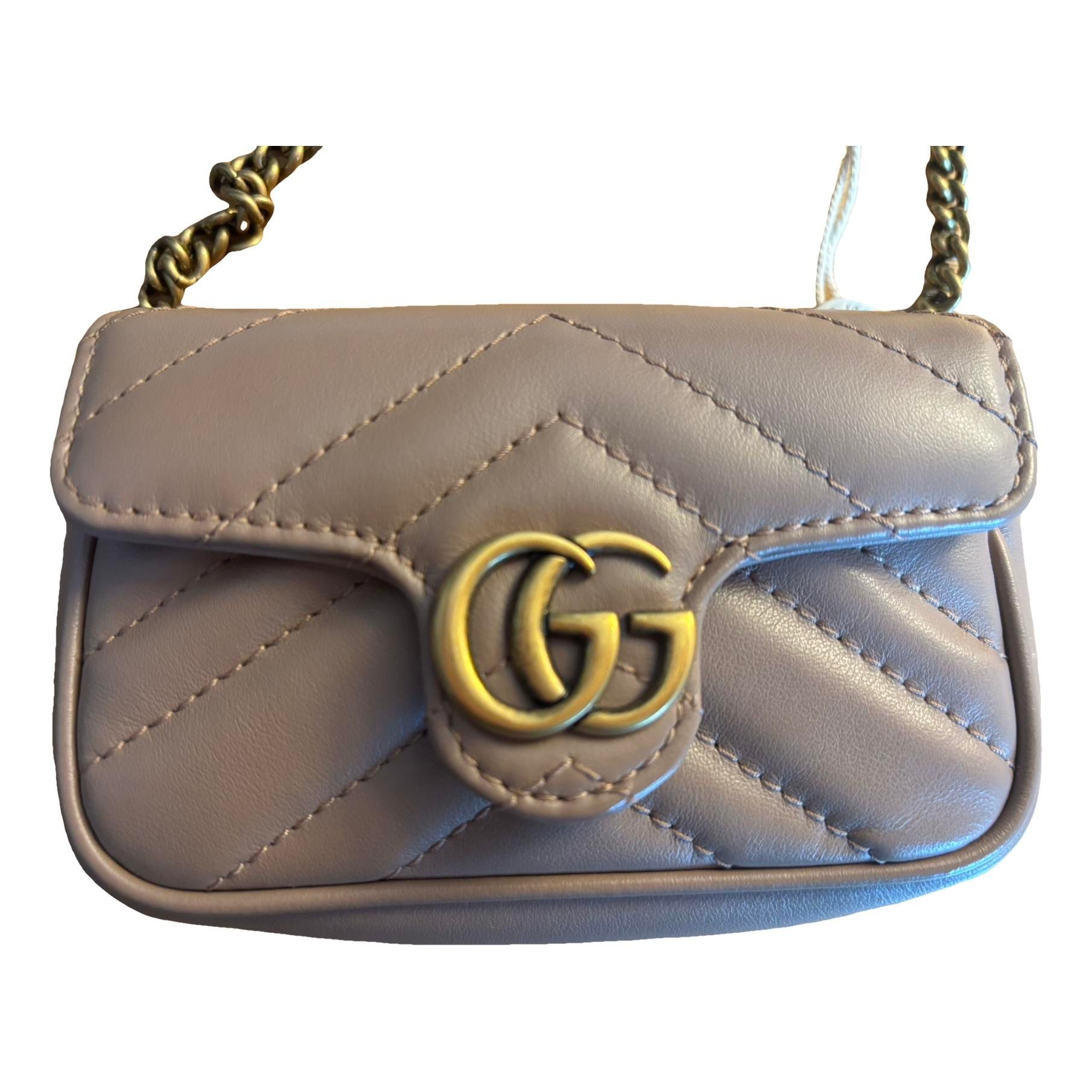 GG Marmont Flap leather crossbody bag