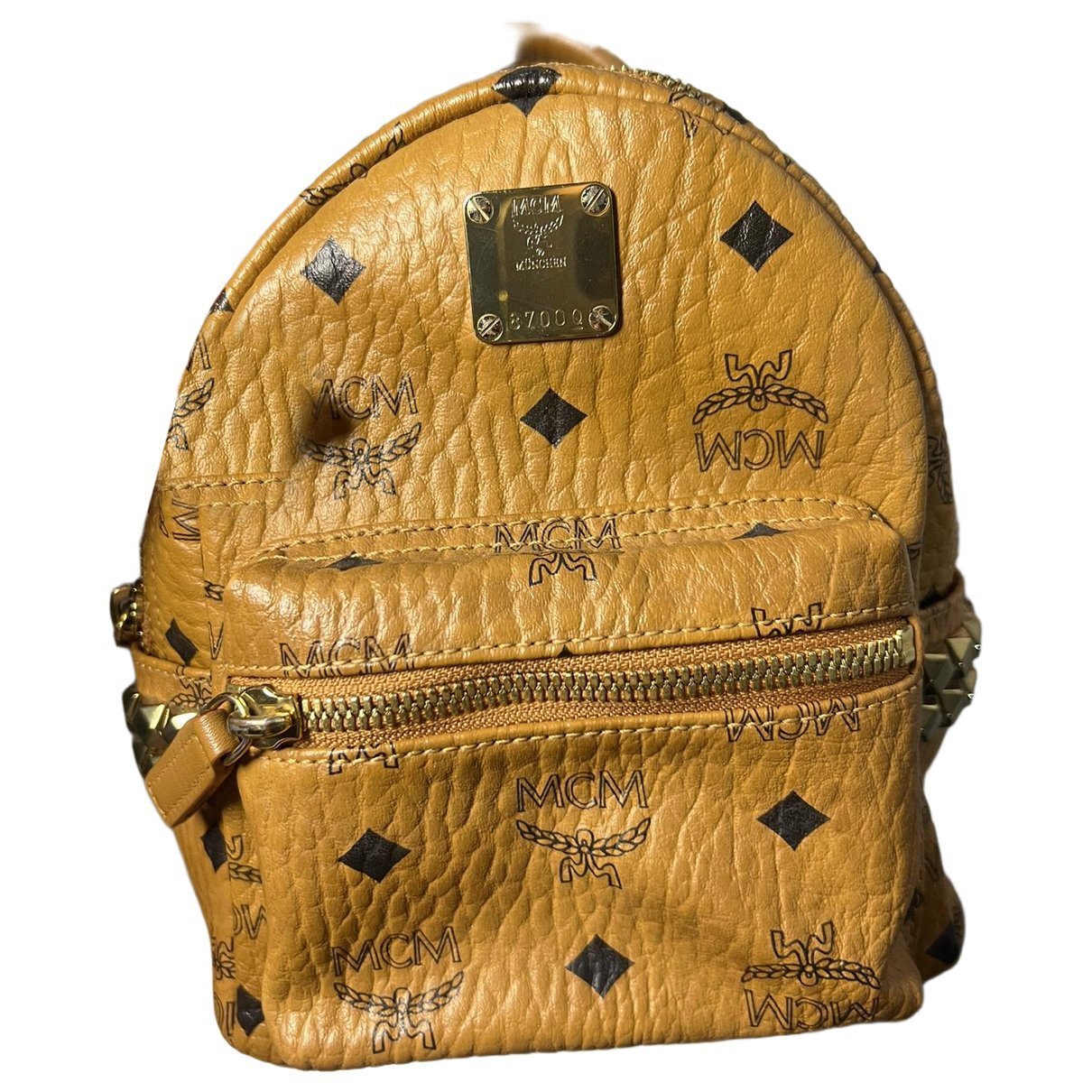 MCM Stark leather backpack