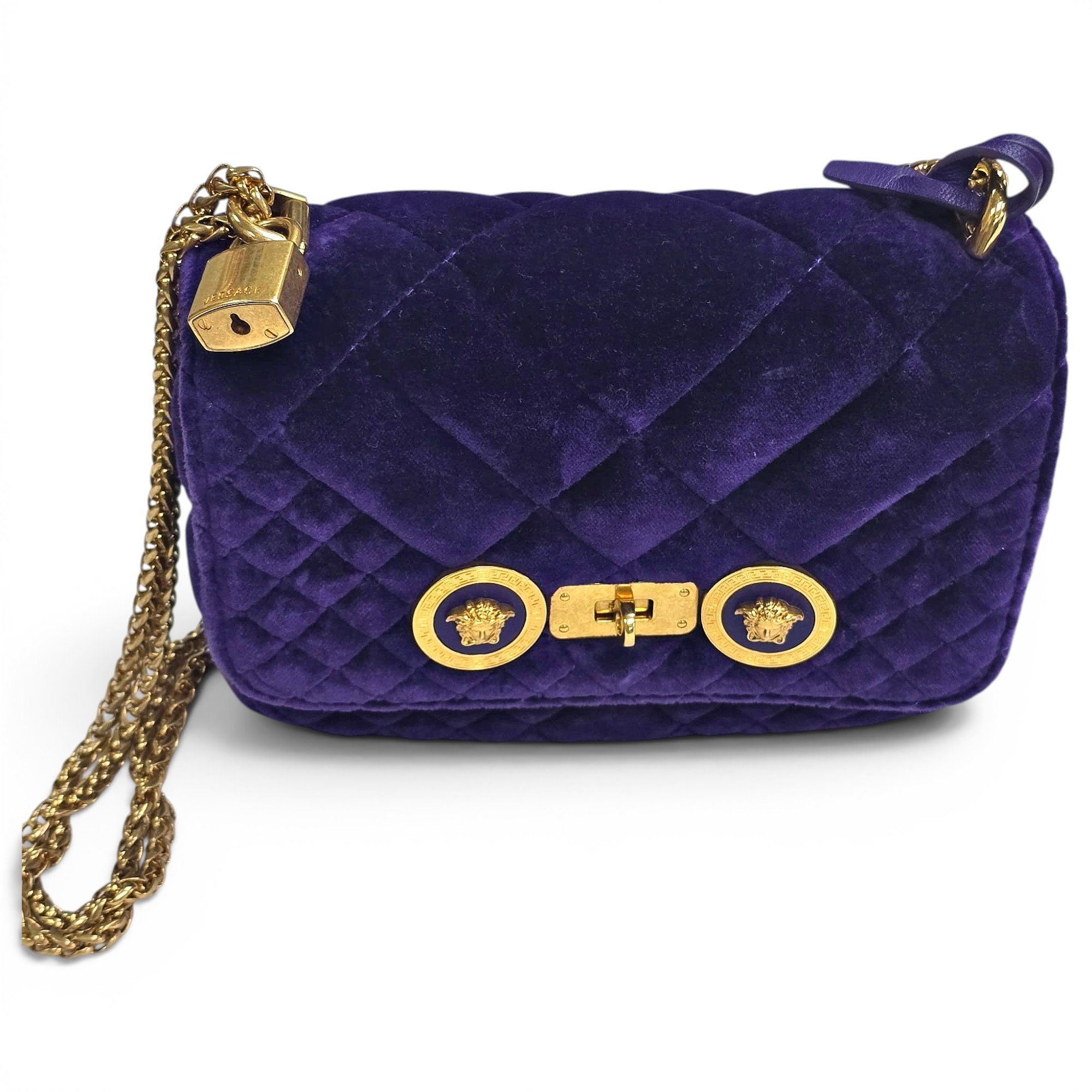 Velvet crossbody bag
