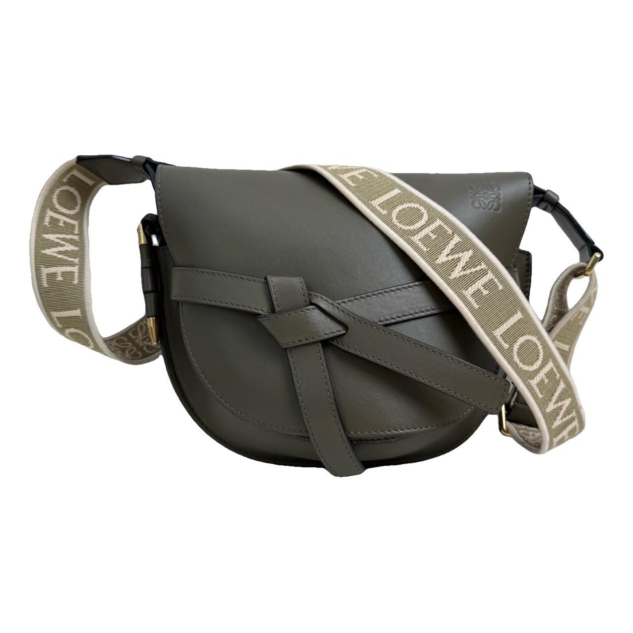 Gate leather crossbody bag