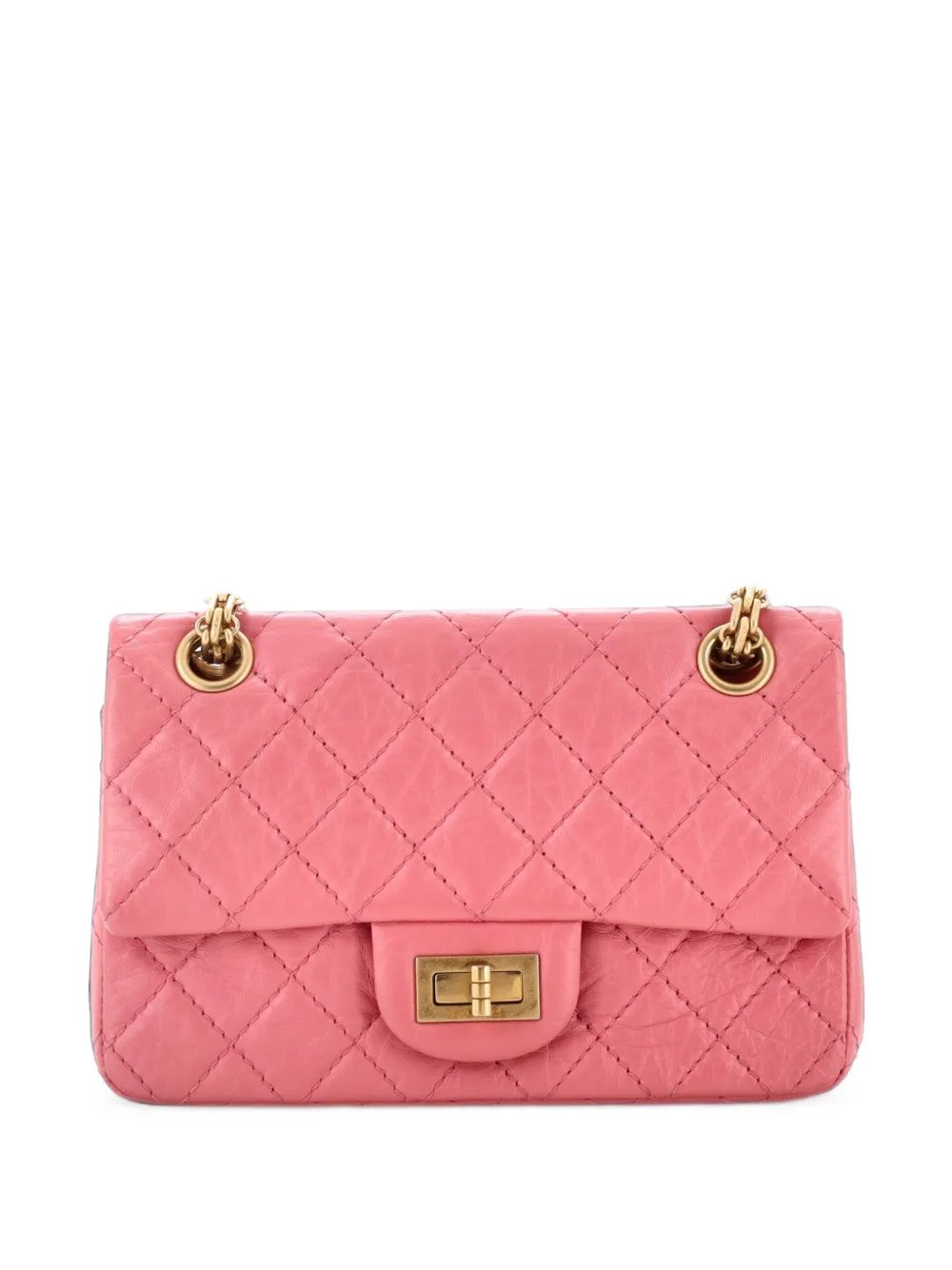 Reissue 2.55 Flap Bag Quilted Aged Calfskin Mini crossbody bag