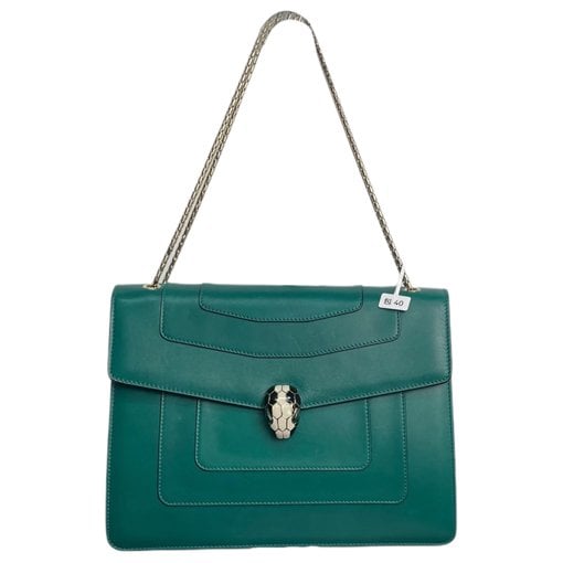 Serpenti leather handbag