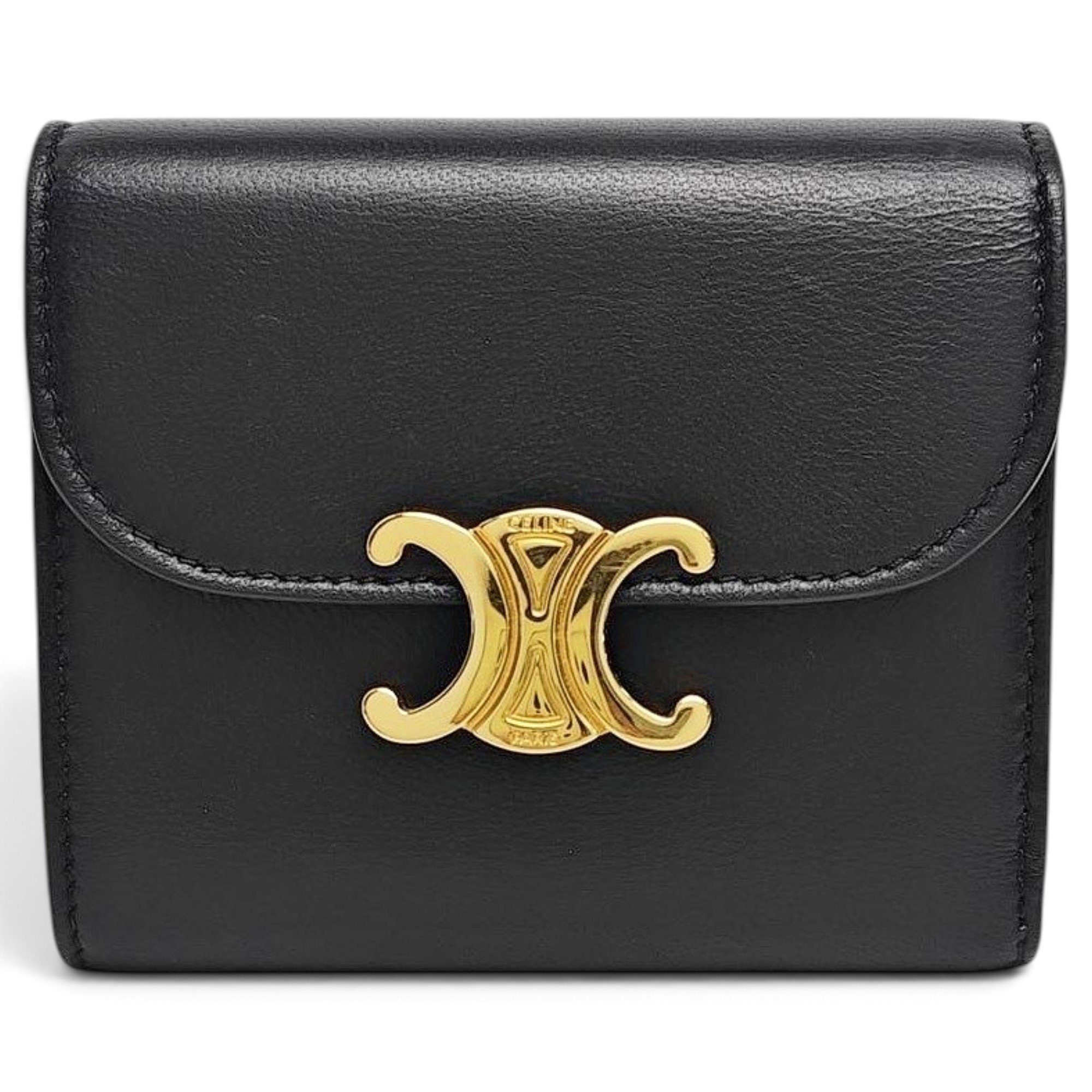 Triomphe leather handbag