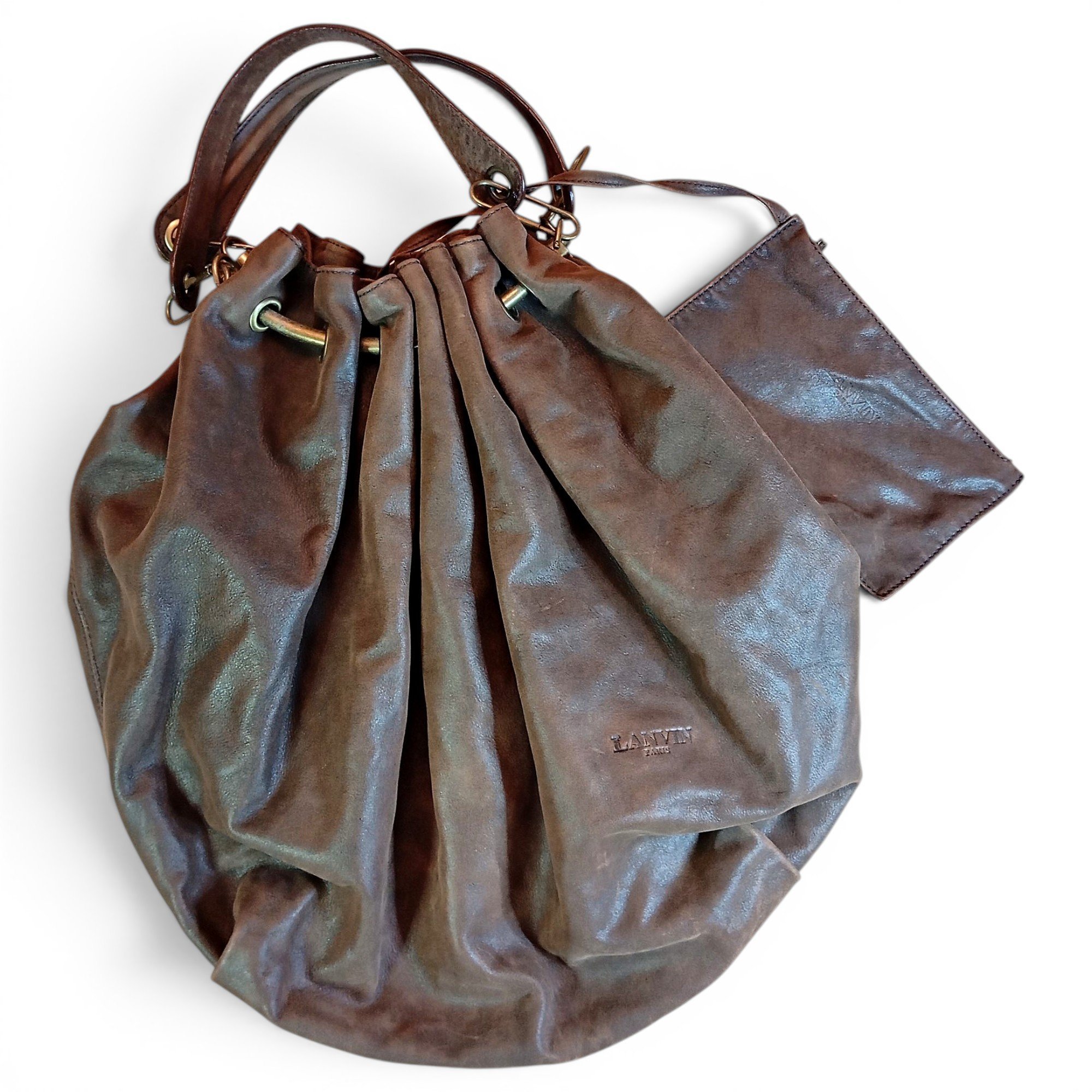 Leather handbag