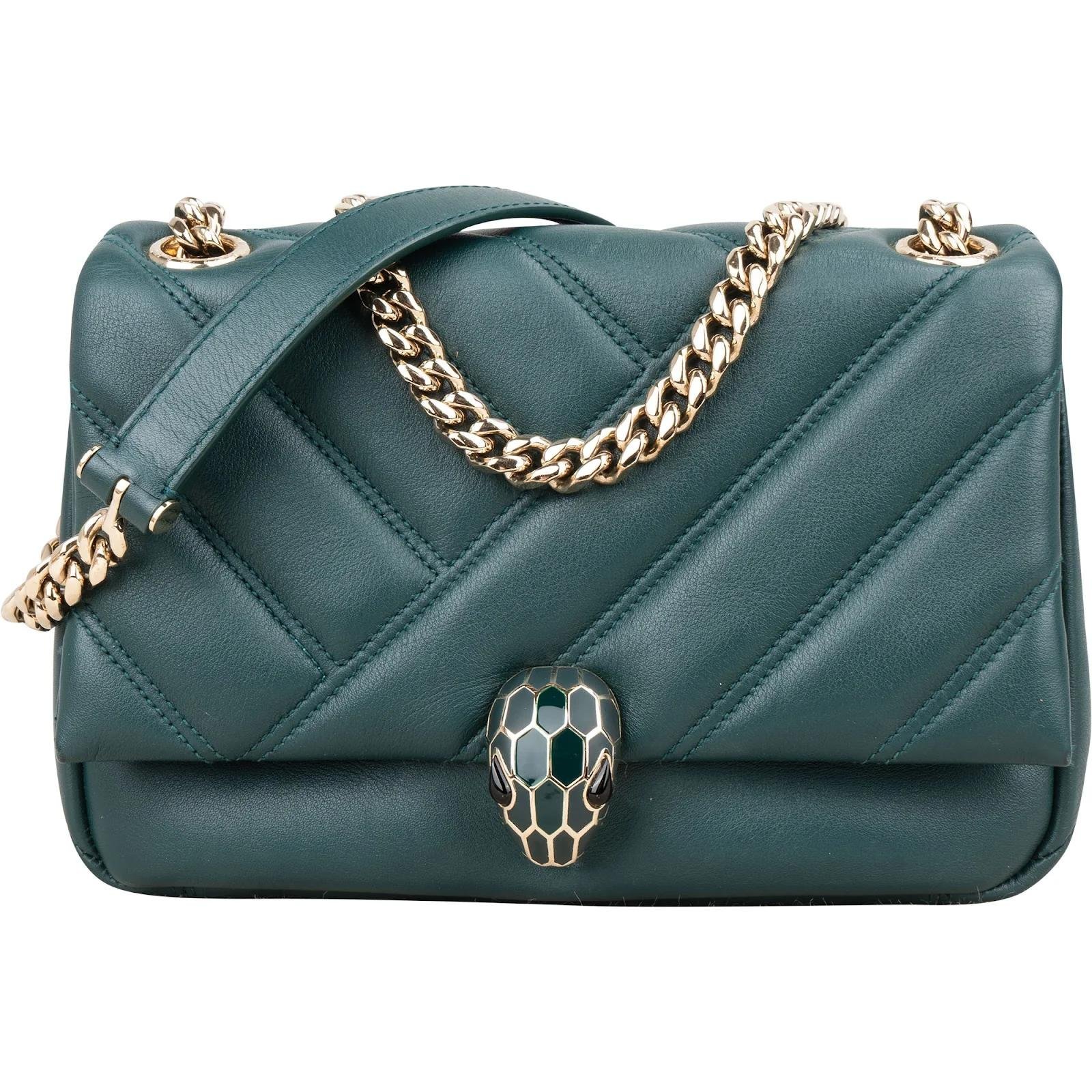 Bvlgari Serpenti leather crossbody bag