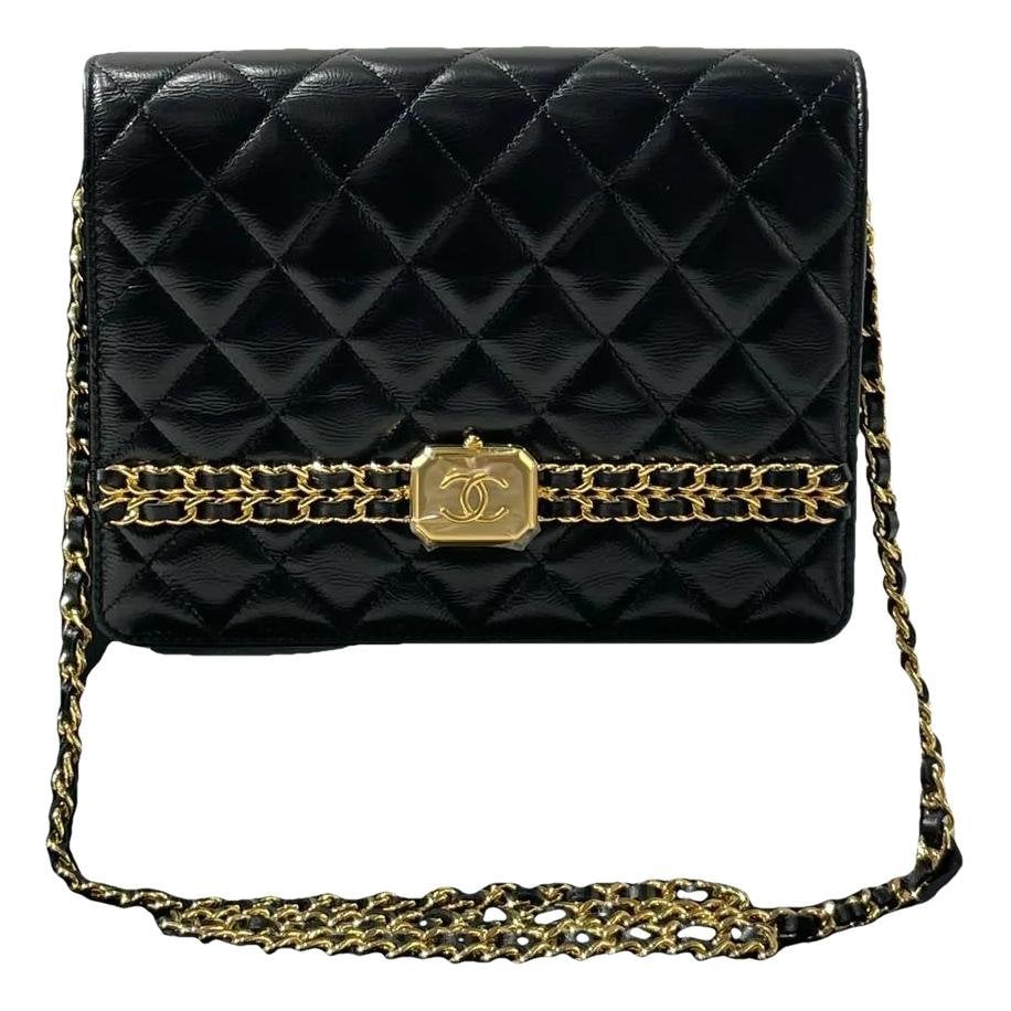Patent leather mini bag