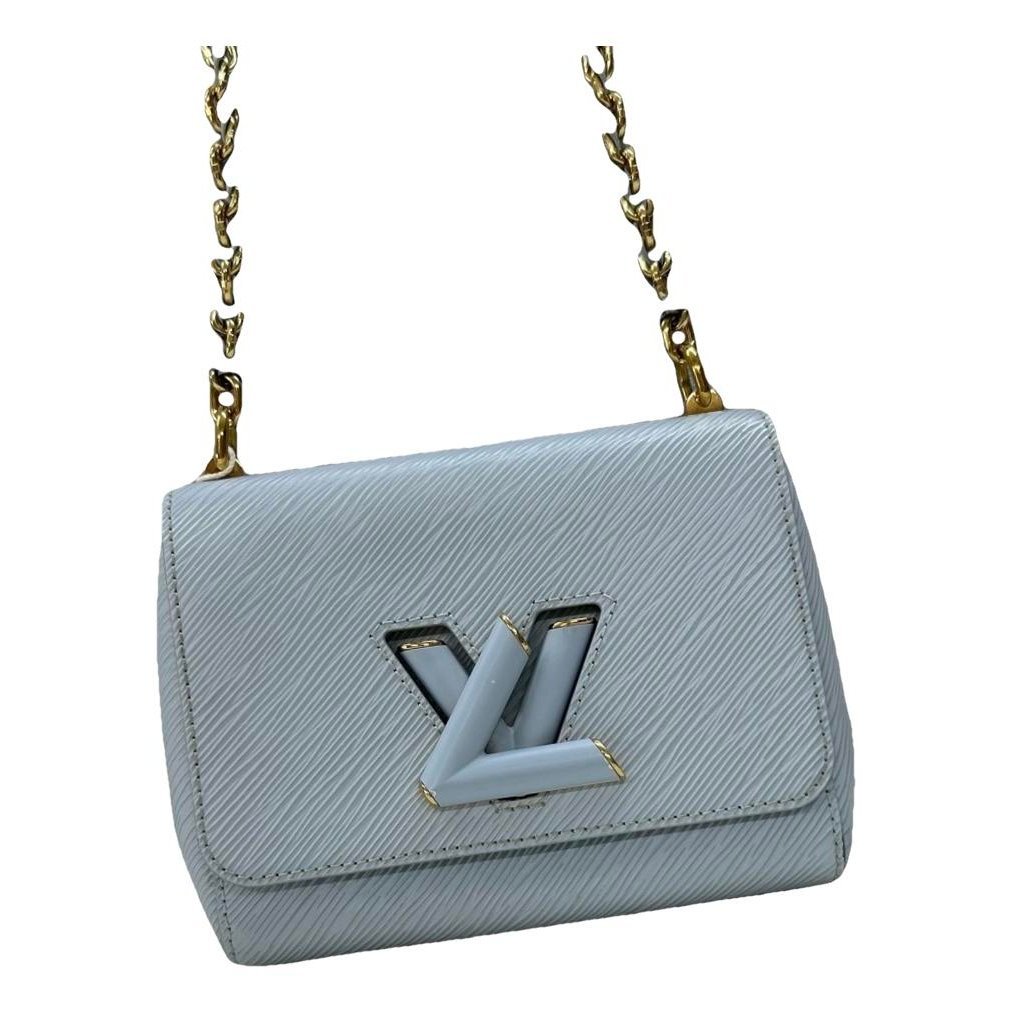 Twist leather handbag
