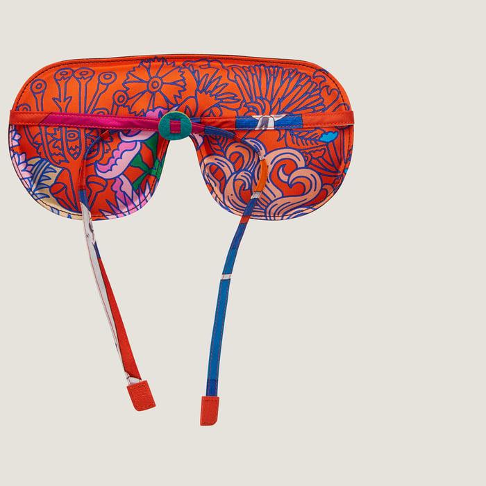 Warm Colors Not Sleepy Aviator Travel Mask