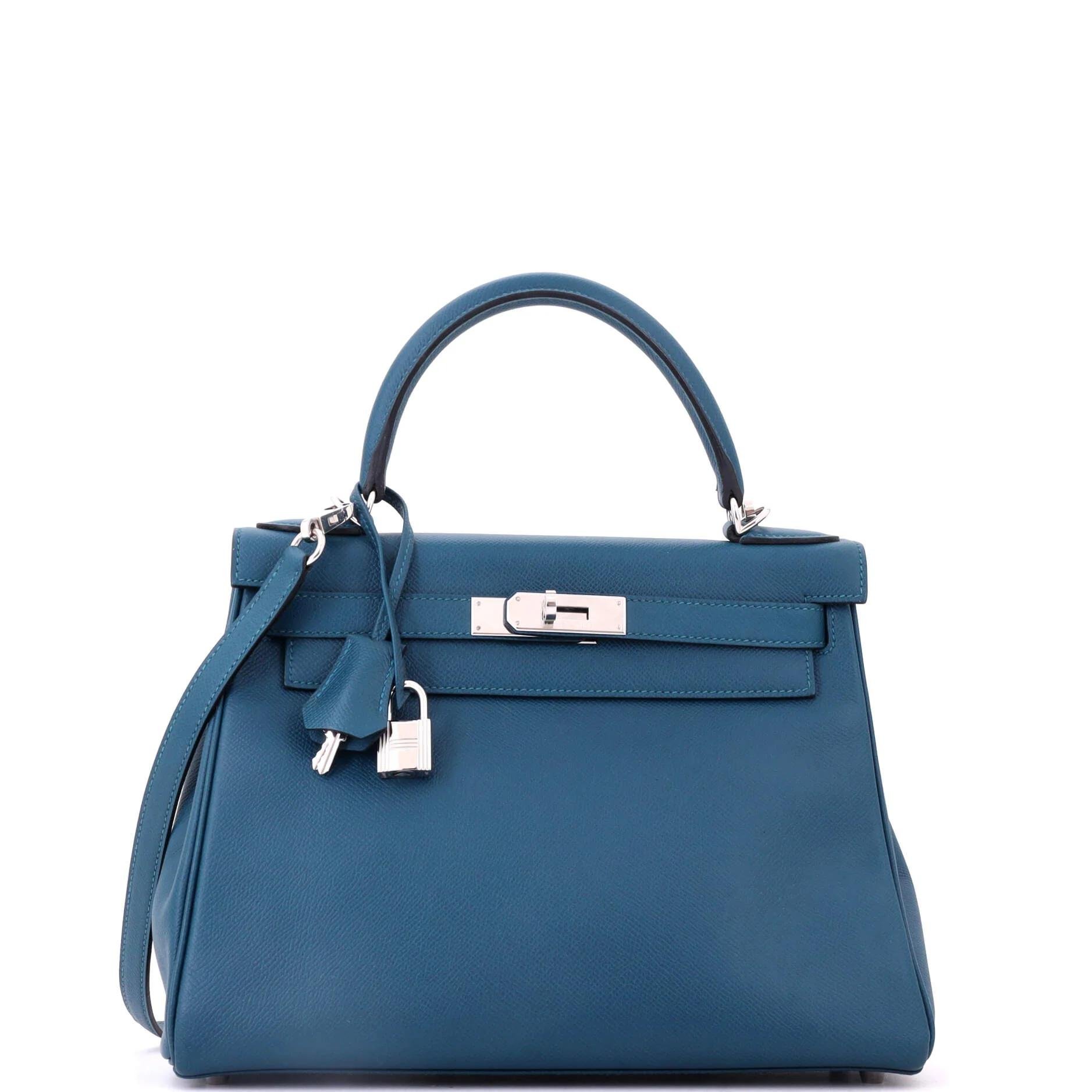 Hermes Kelly 28 Handbag Colvert Epsom Leather 2014