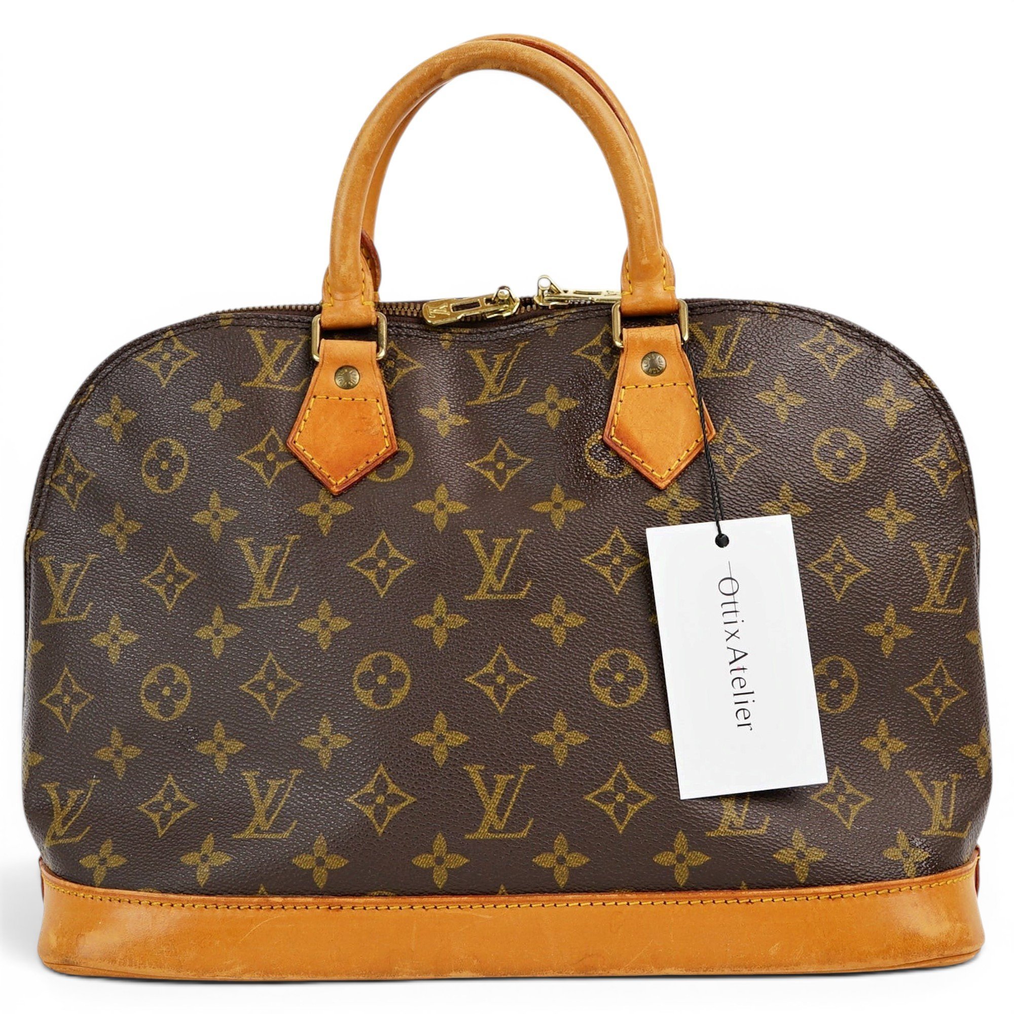 Alma leather handbag