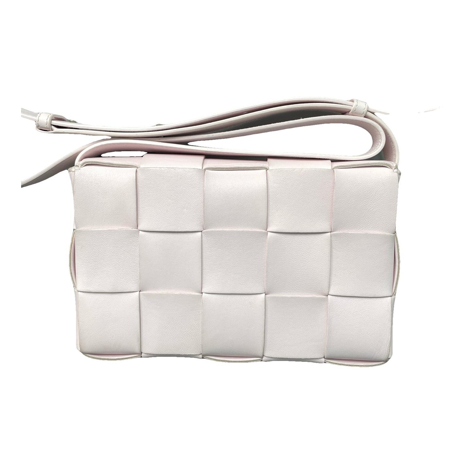 Cassette leather handbag