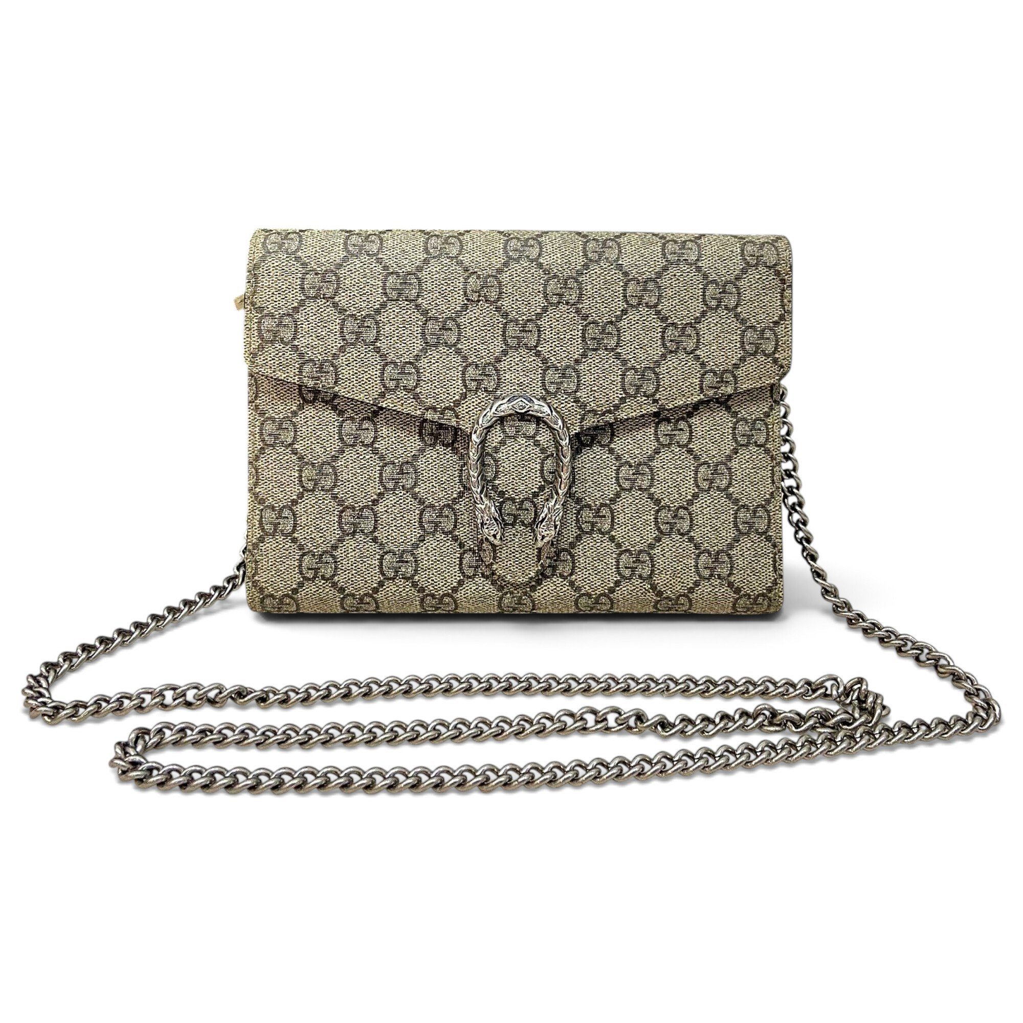 Dionysus Chain Wallet cloth crossbody bag