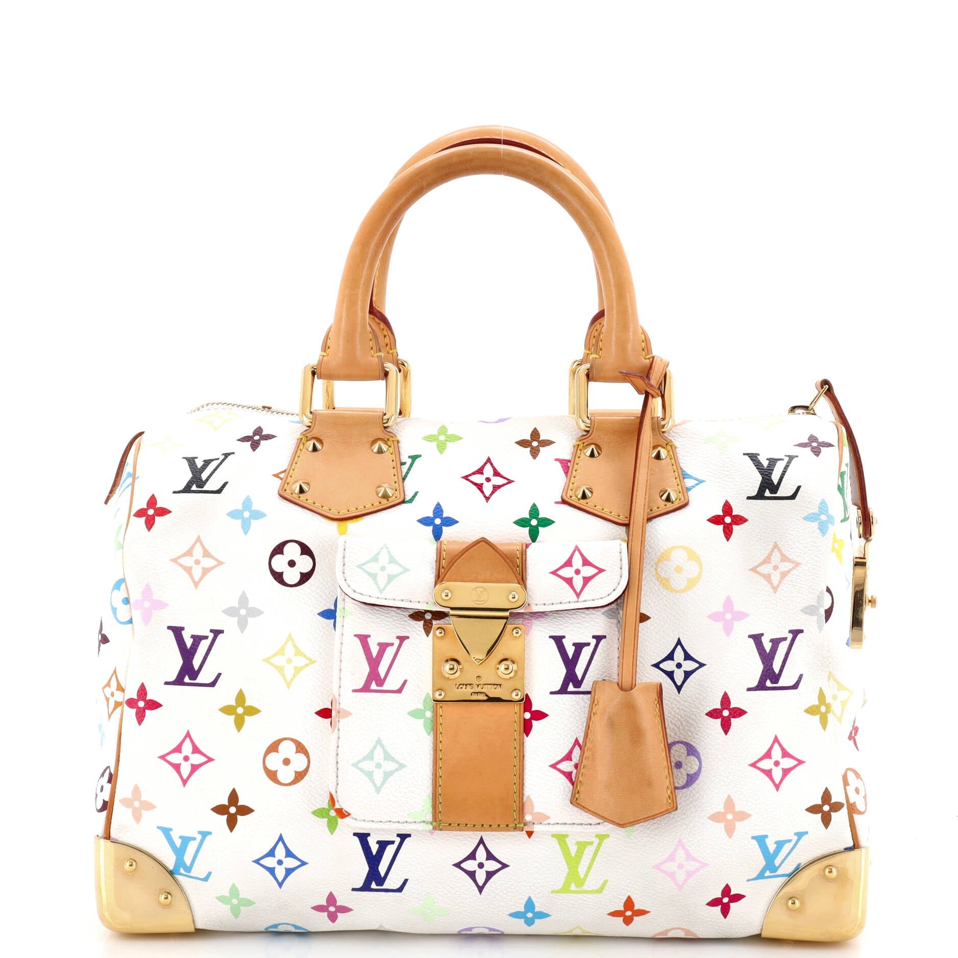 Louis Vuitton Speedy Handbag Monogram Multicolor 30