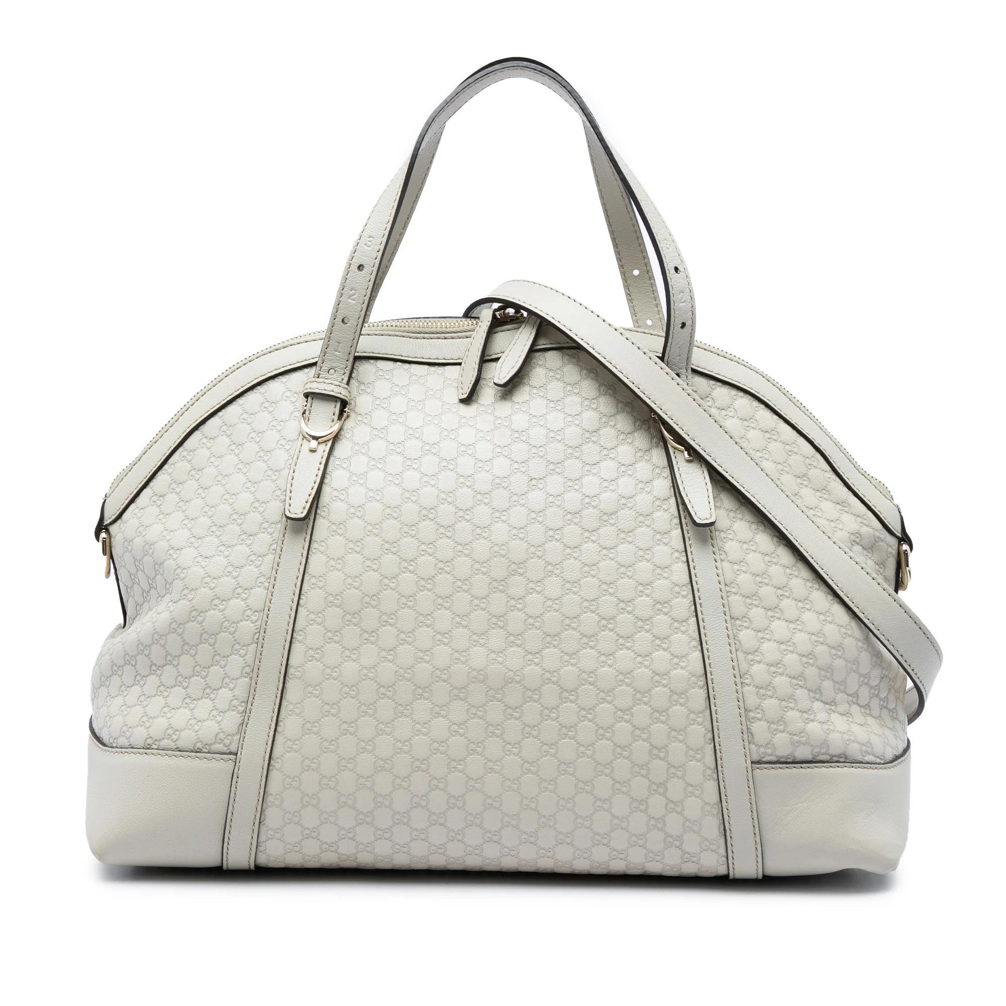 Dôme leather satchel