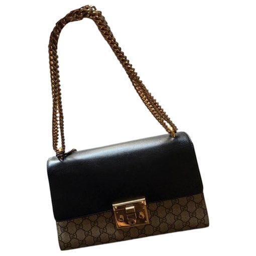 Padlock leather bag