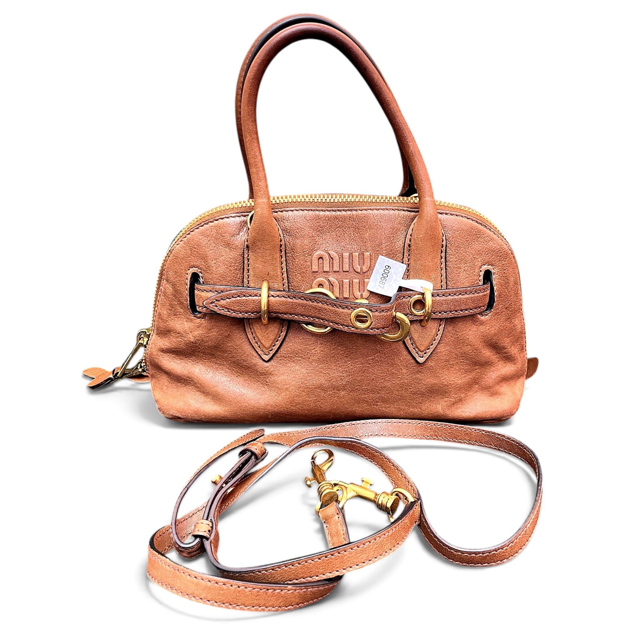 Leather handbag