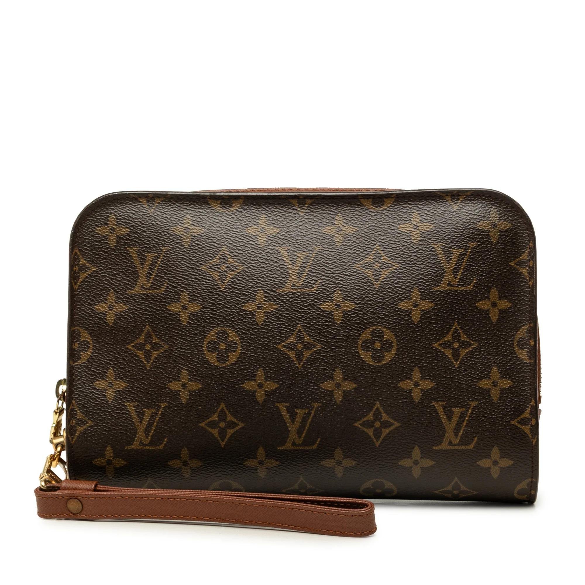 Orsay leather clutch bag