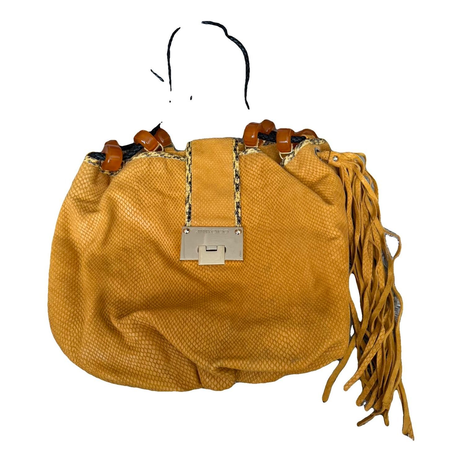 Leather tote