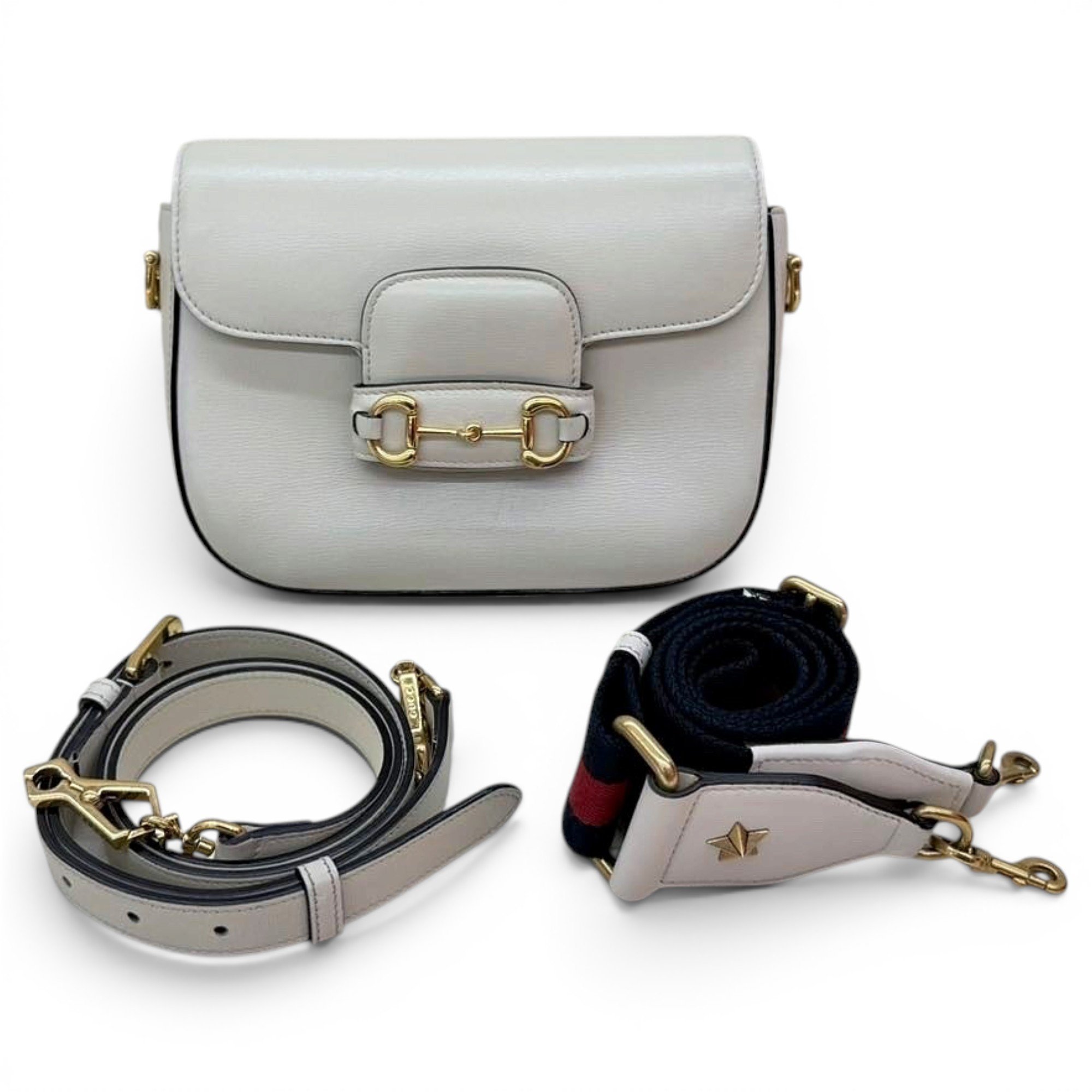 Horsebit 1955 Flap leather handbag