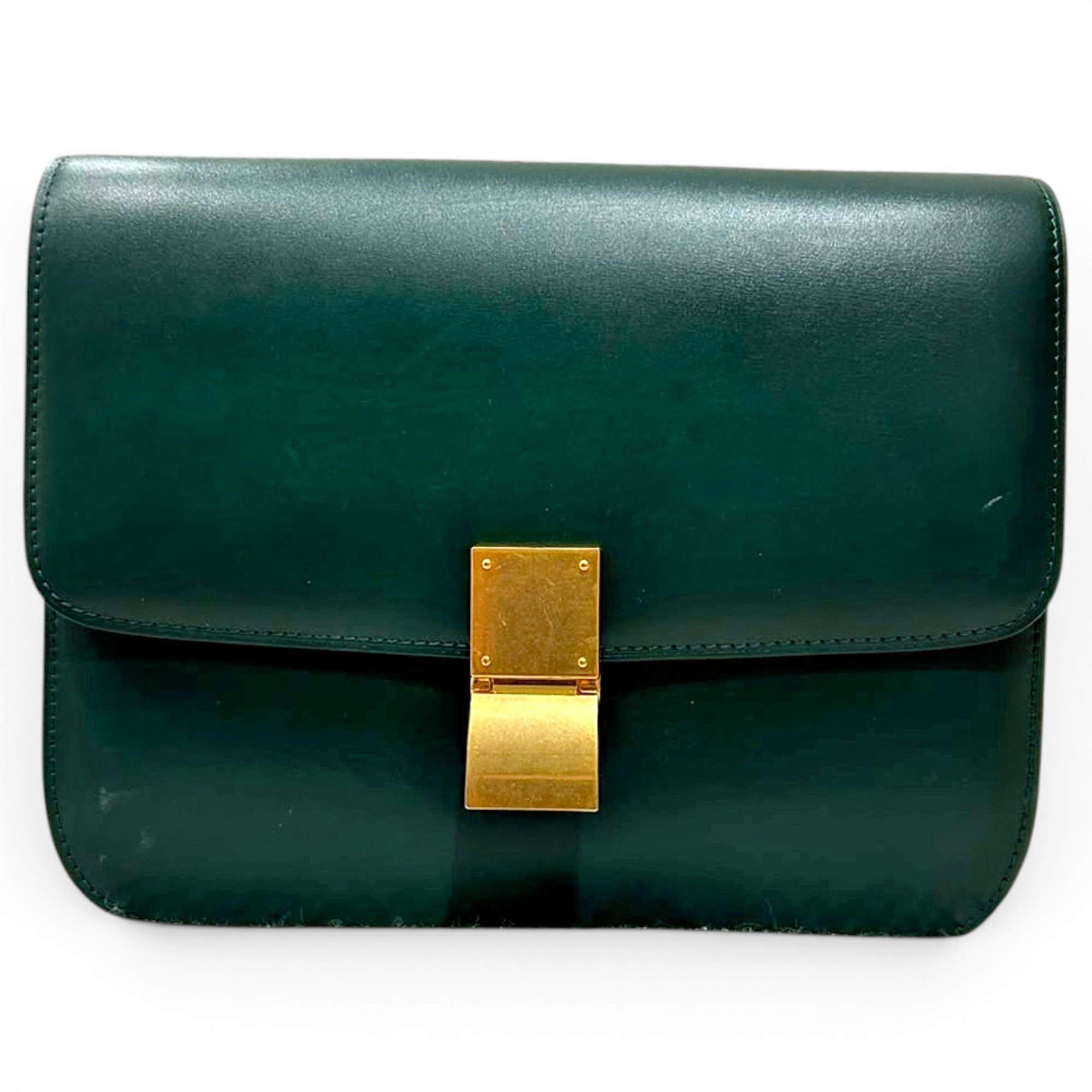 Classic leather crossbody bag