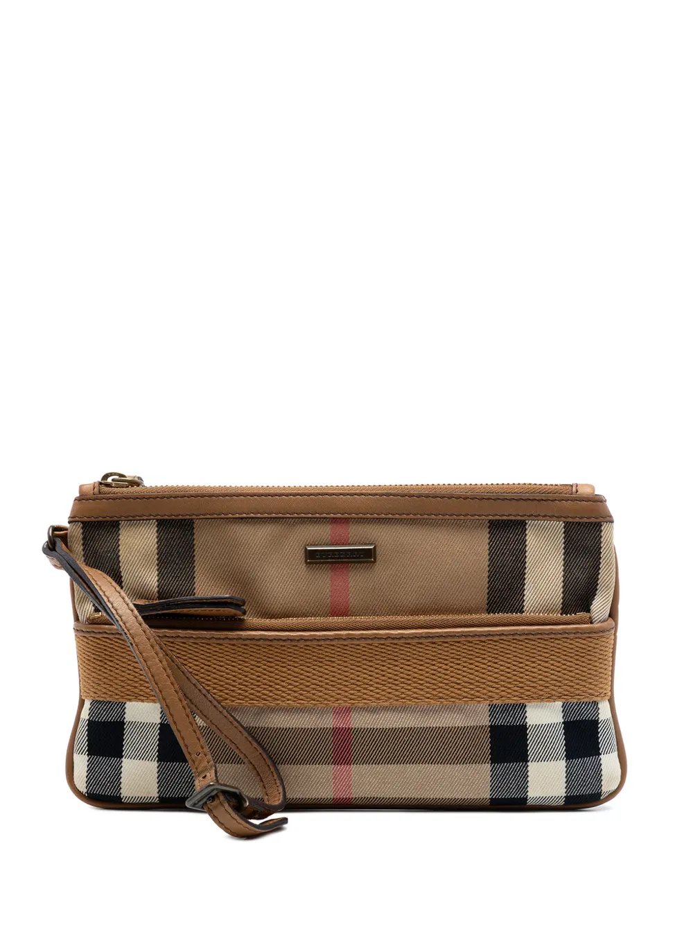 Burberry 2000-2017 House Check Canvas Wristlet clutch bag