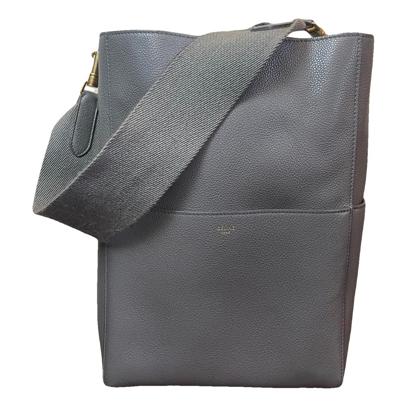 Seau Sangle leather tote