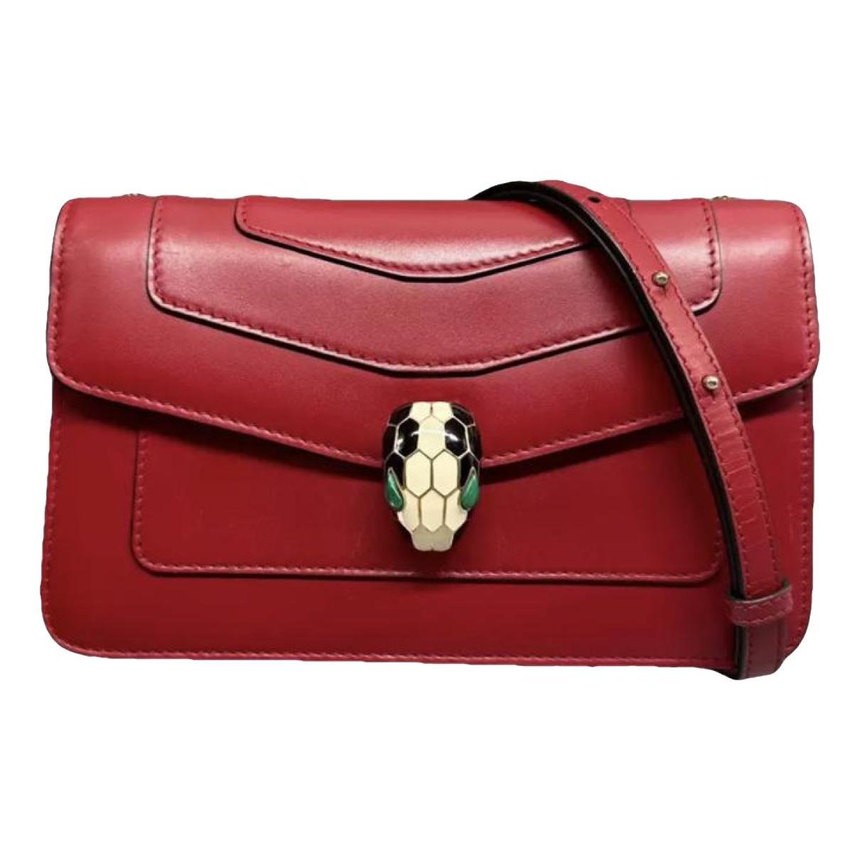 Serpenti leather handbag