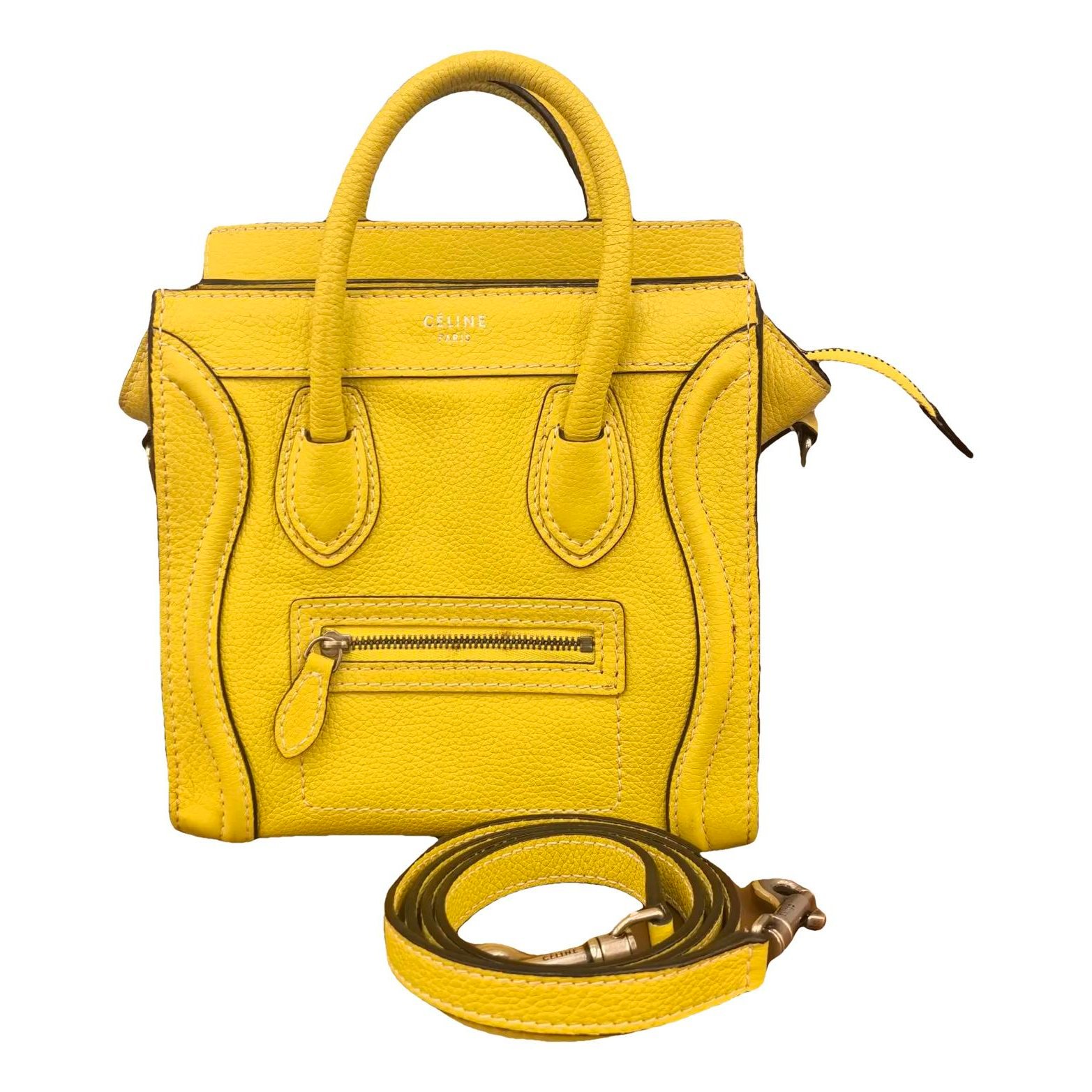 Nano Luggage leather handbag