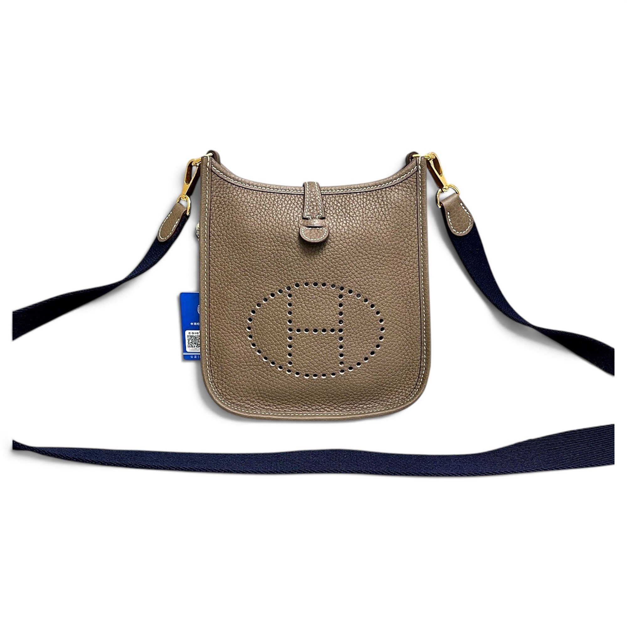 Mini Evelyne leather handbag